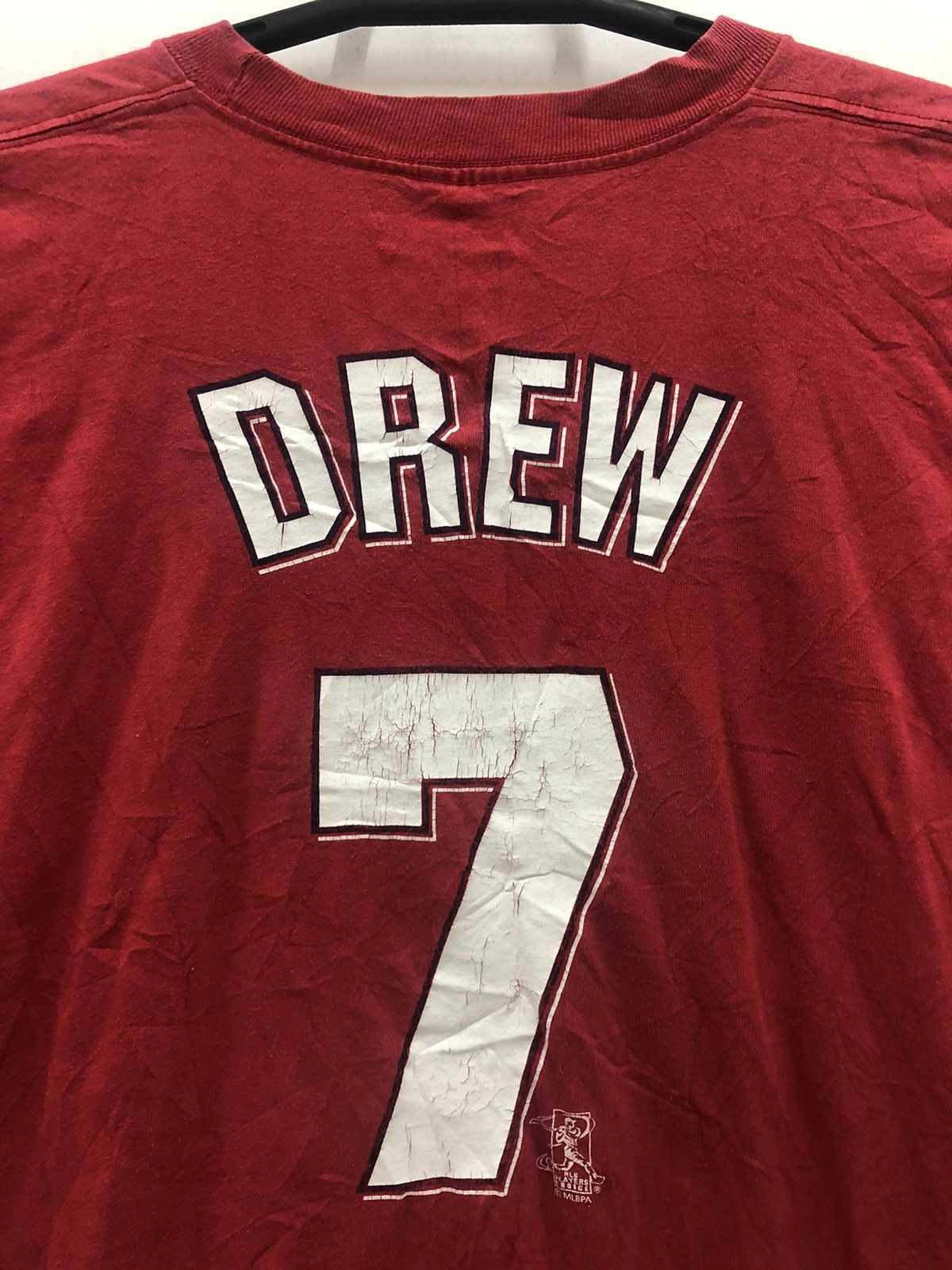 MLB Rare ATLANTA BRAVES 7 DREW Mlbpa Shirt Size US XXL / EU 58 / 5 - 5 Thumbnail