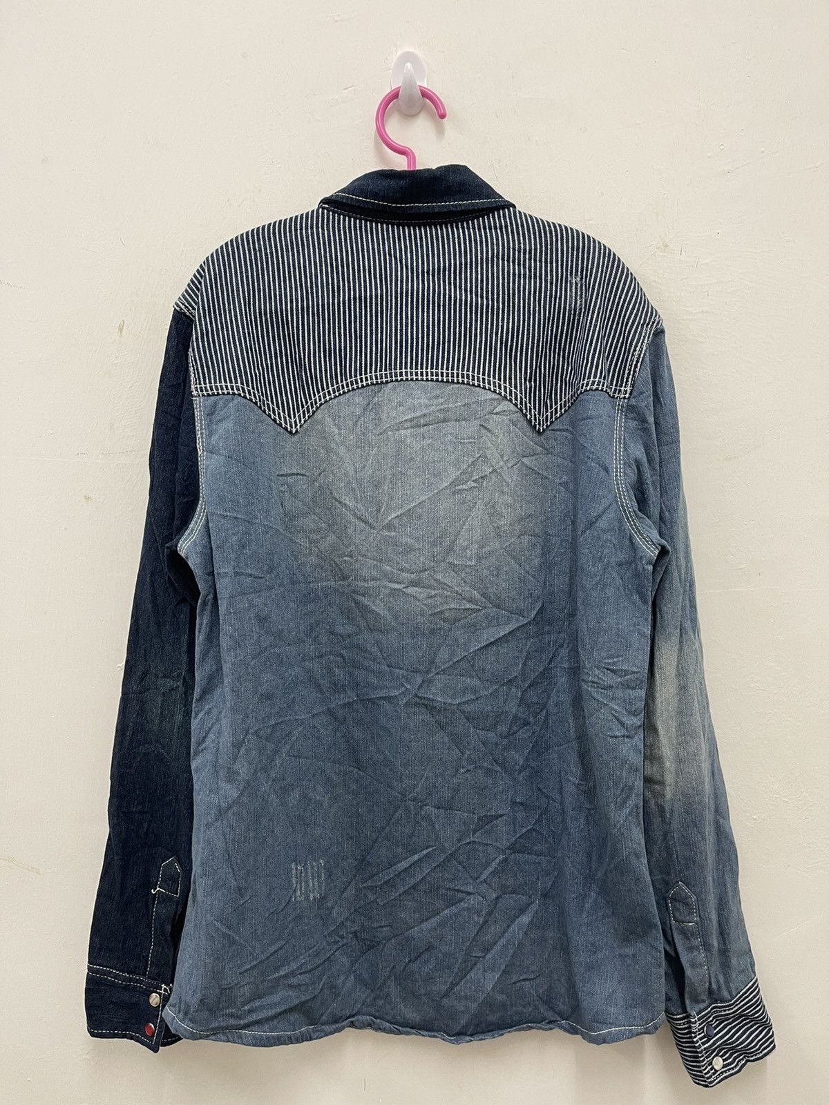 Kapital Vintage CORISCO Patchwork Western Pearl Snap Button Shirt Size US M / EU 48-50 / 2 - 6 Thumbnail