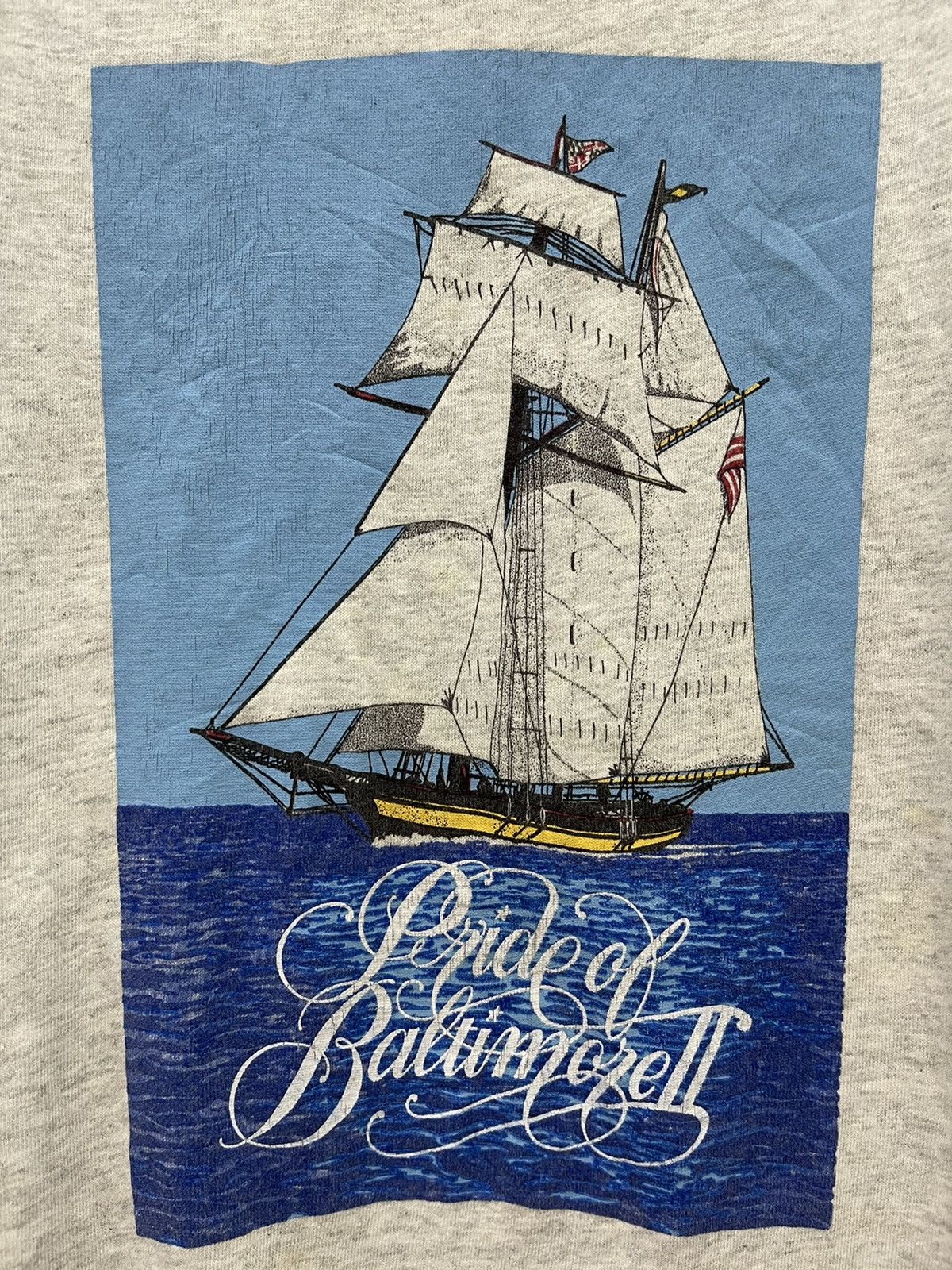 Fruit Of The Loom Rare Vintage PRIDE OF BALTIMORE II Shirt Size US XL / EU 56 / 4 - 4 Thumbnail
