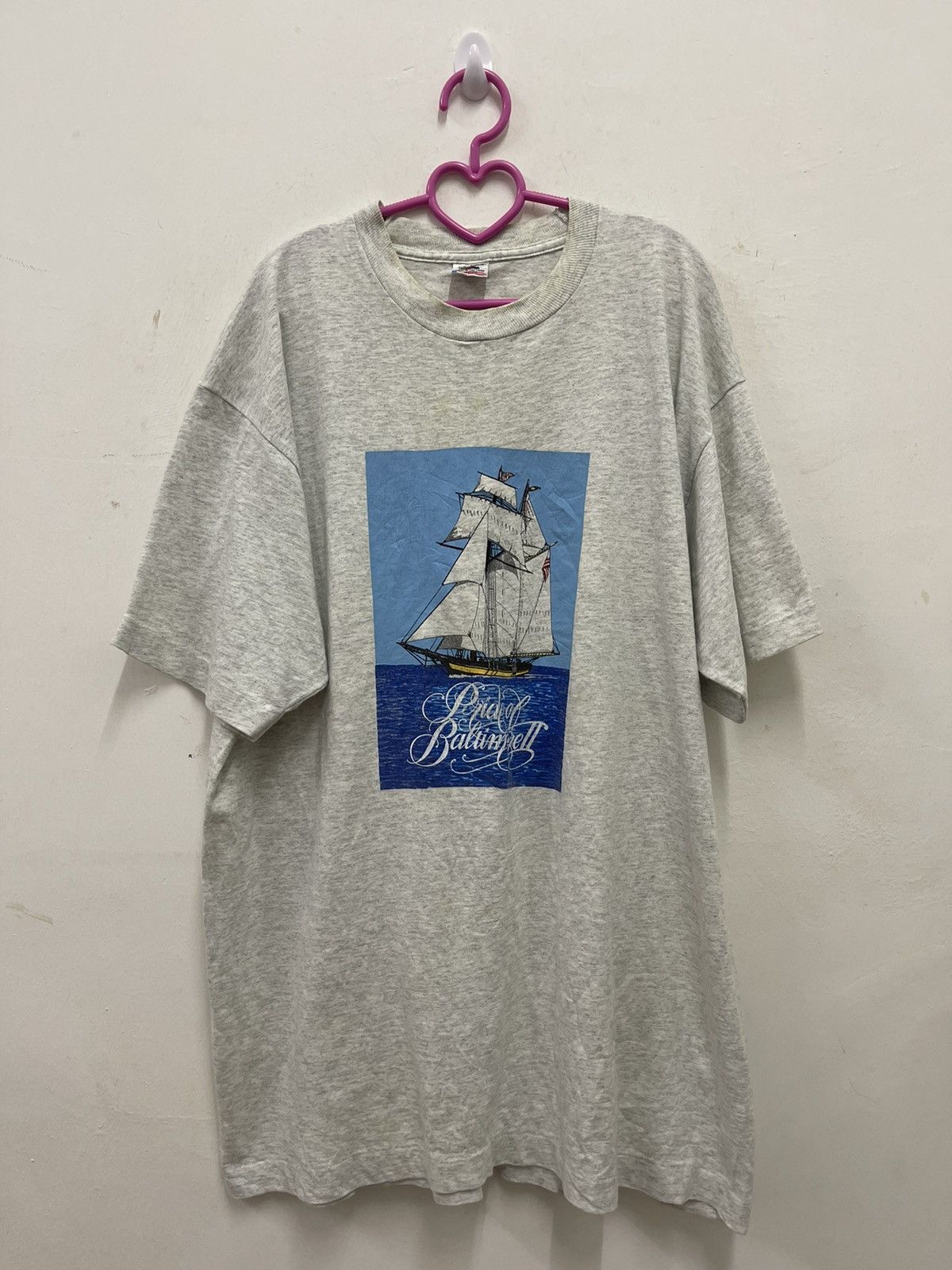 Fruit Of The Loom Rare Vintage PRIDE OF BALTIMORE II Shirt Size US XL / EU 56 / 4 - 1 Thumbnail