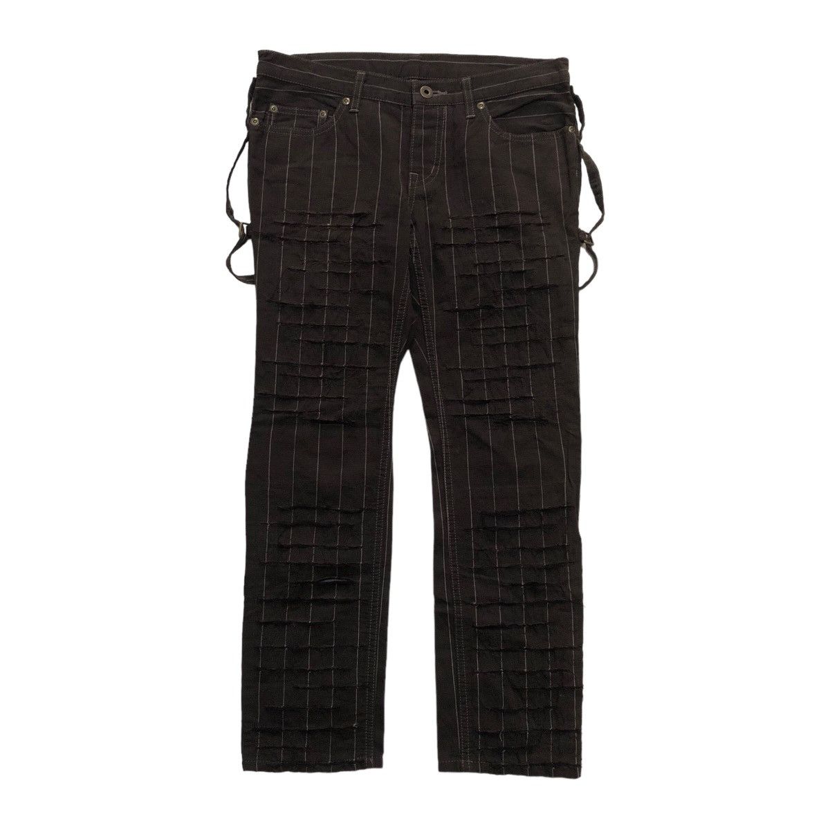Hysteric Glamour Hysteric Glamour Distressed Bondage Pants Size US 31 - 1 Thumbnail