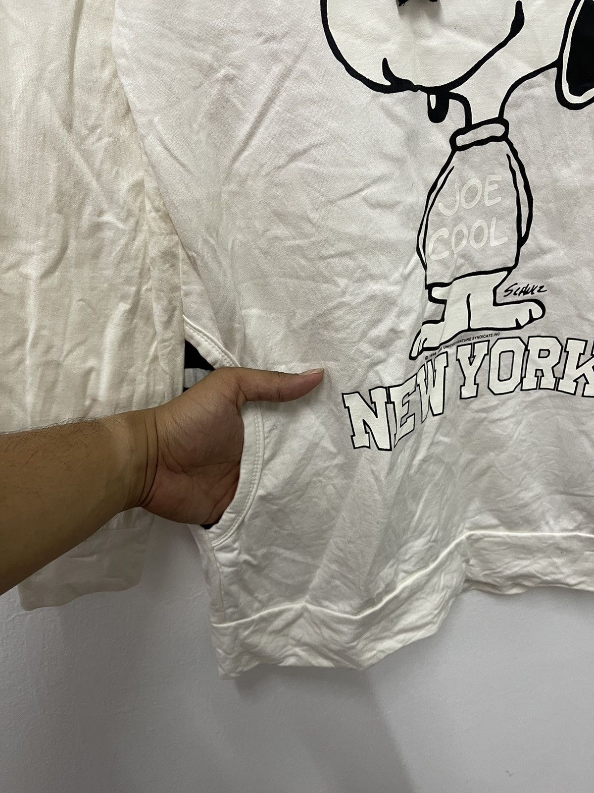 Japanese Brand × Peanuts × Vintage Vintage Peanuts Joe Cool Big Logo Sweatshirt Hoodie Size US XS / EU 42 / 0 - 5 Thumbnail