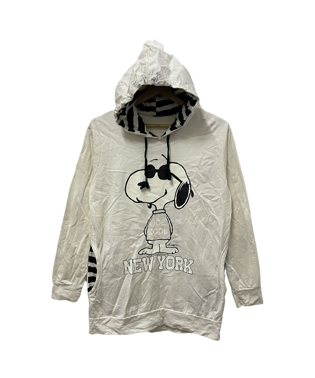 Japanese Brand × Peanuts × Vintage Vintage Peanuts Joe Cool Big Logo Sweatshirt Hoodie Size US XS / EU 42 / 0 - 1 Thumbnail