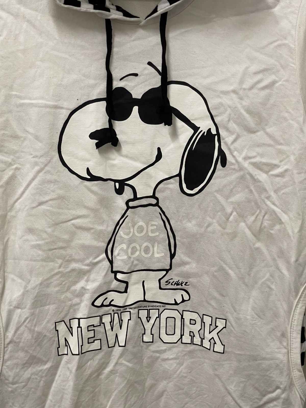 Japanese Brand × Peanuts × Vintage Vintage Peanuts Joe Cool Big Logo Sweatshirt Hoodie Size US XS / EU 42 / 0 - 2 Thumbnail