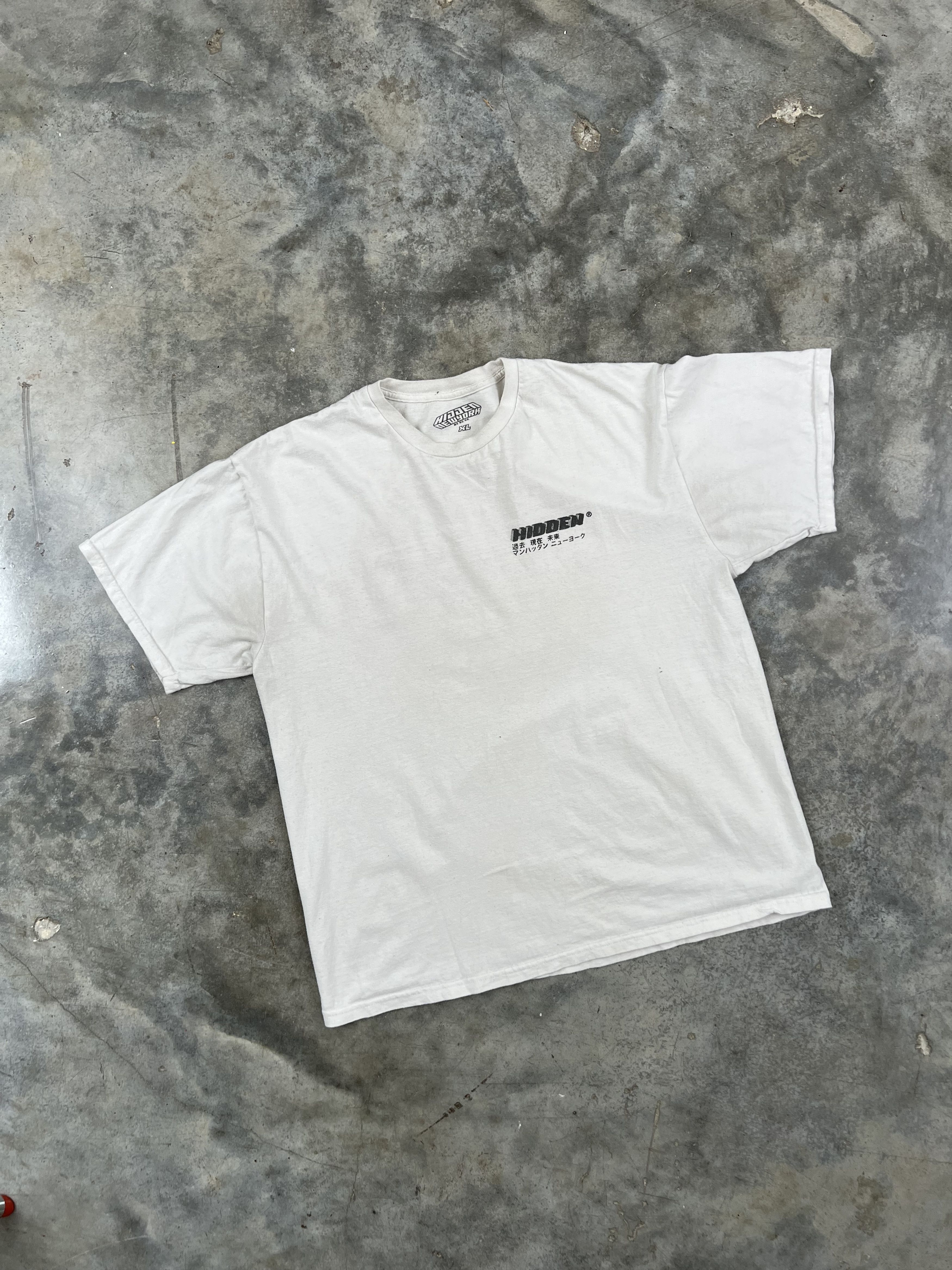 HIDDEN Hidden NY Concrete H Logo White Tee XL Size US XL / EU 56 / 4 - 2 Thumbnail