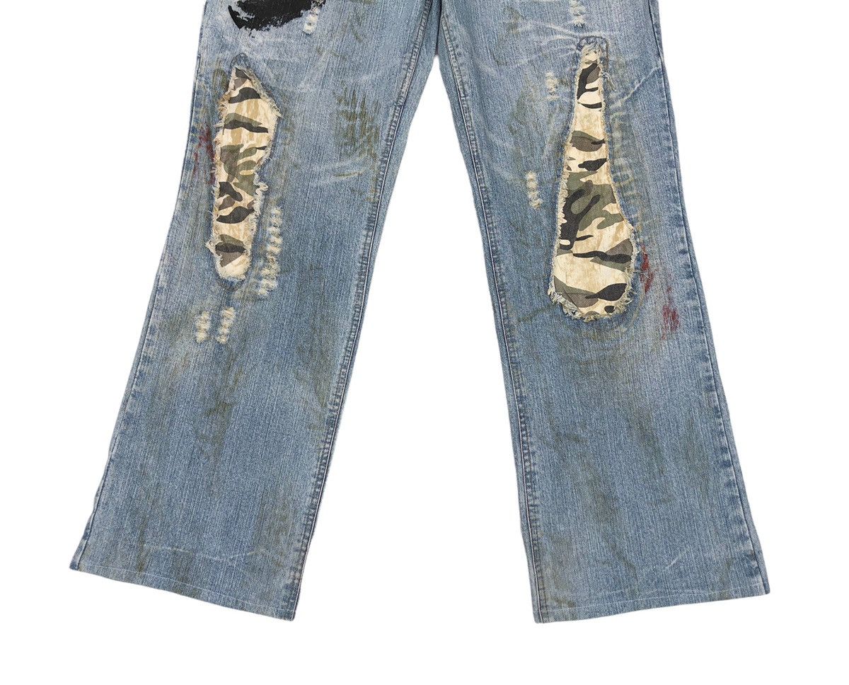 In The Attic 🔥Japanese In The Artic Distressed Double Waist Jeans 🔥 Size US 34 / EU 50 - 4 Thumbnail