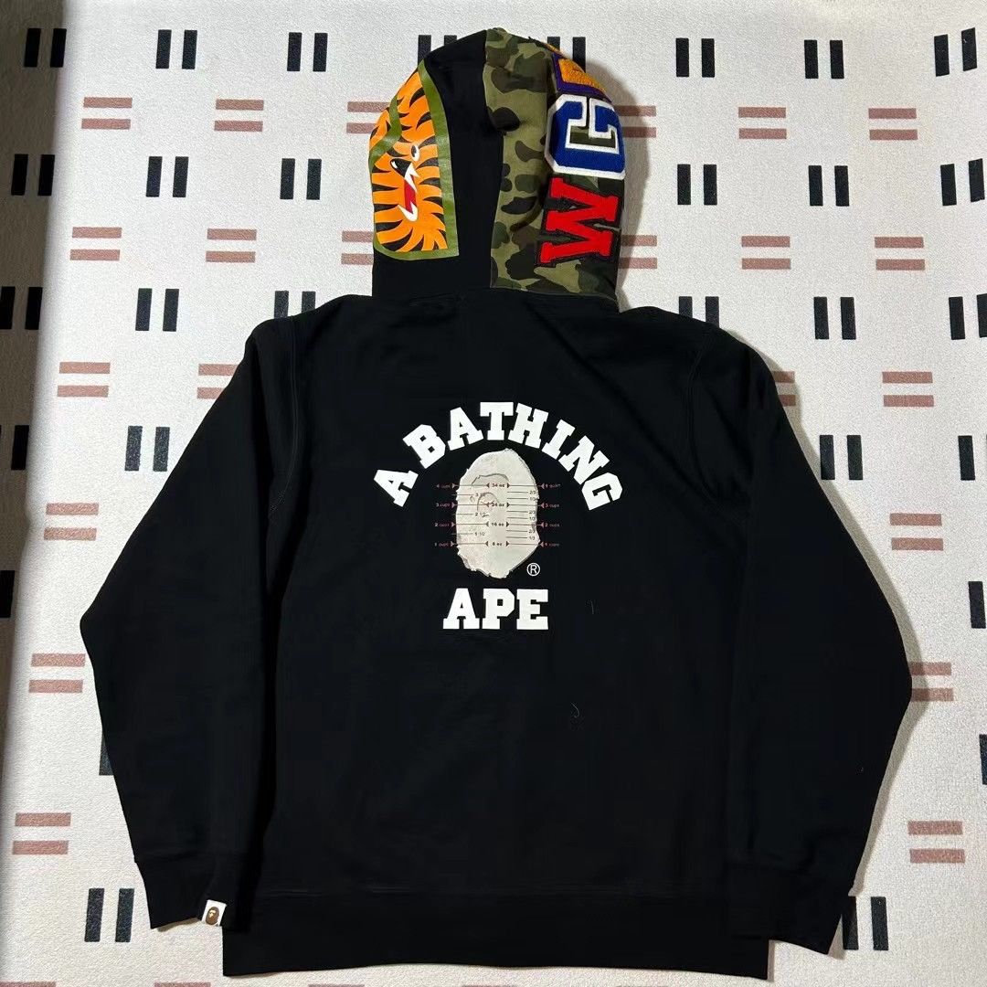 Bape × Pusha T BAPE x PUSHA T SHARK FULL ZIP HOODIE | Grailed
