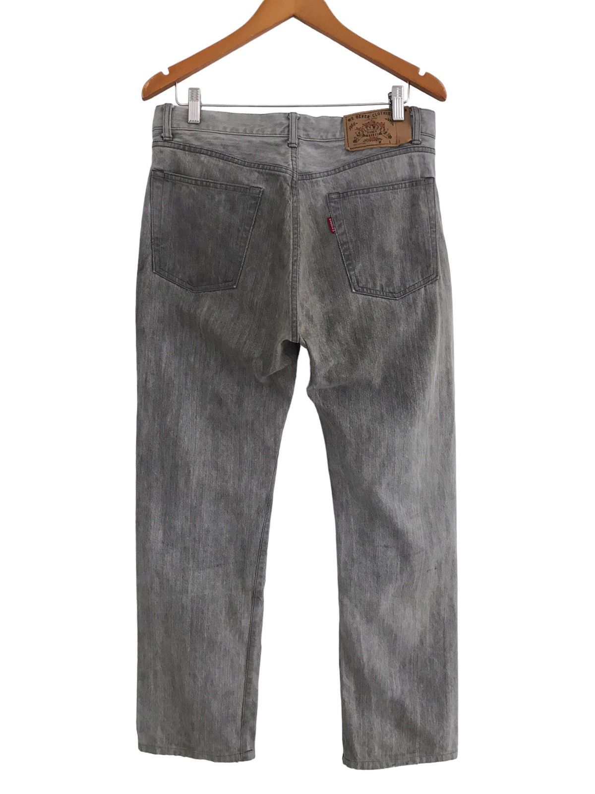 HOLLYWOOD RANCH MARKET HRM Arigato Japan Dyed Distressed Organic Denim Colour Size US 33 - 9 Thumbnail