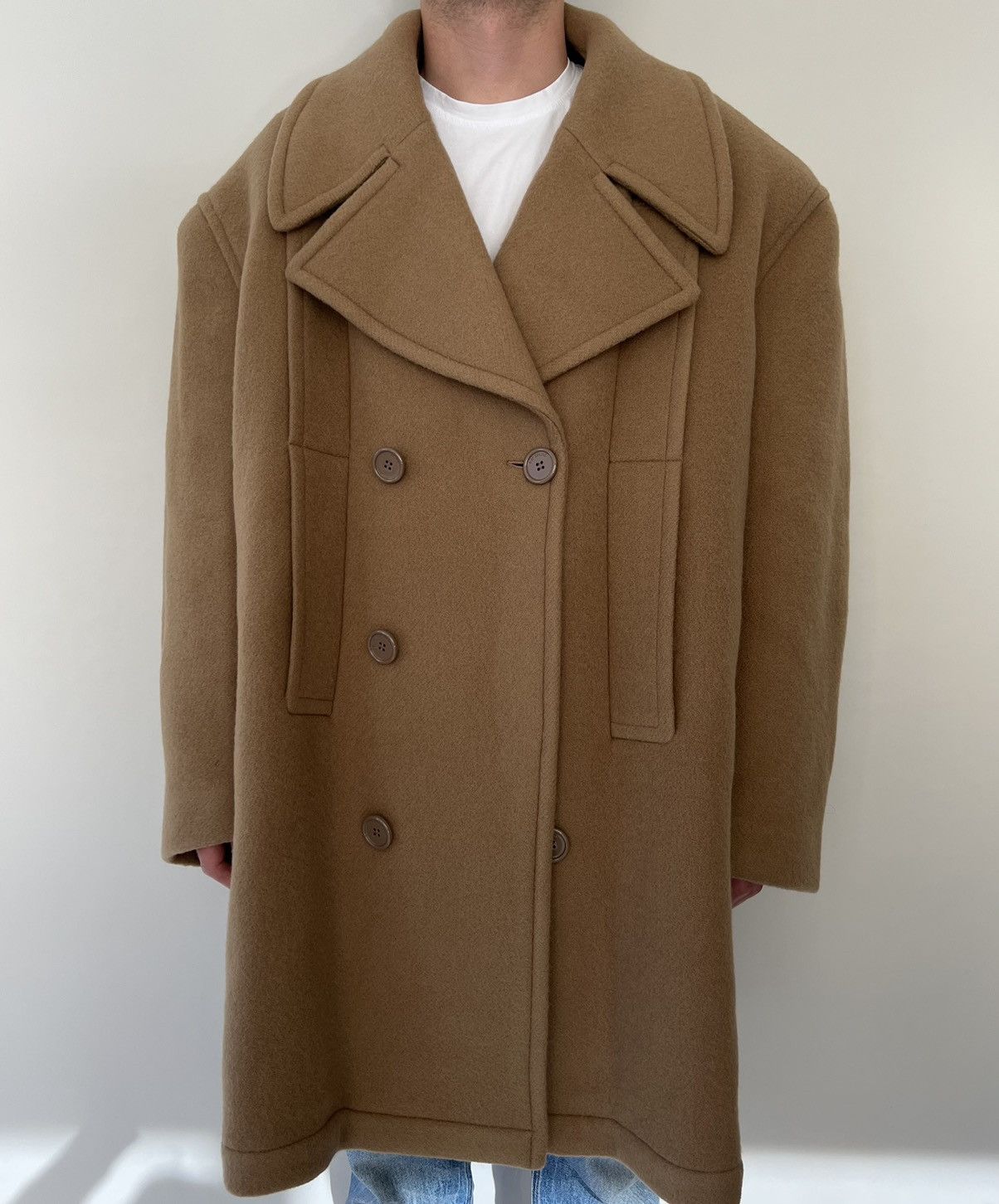 Raf Simons AW19 Oversized Caban Coat Size US S / EU 44-46 / 1 - 12 Thumbnail