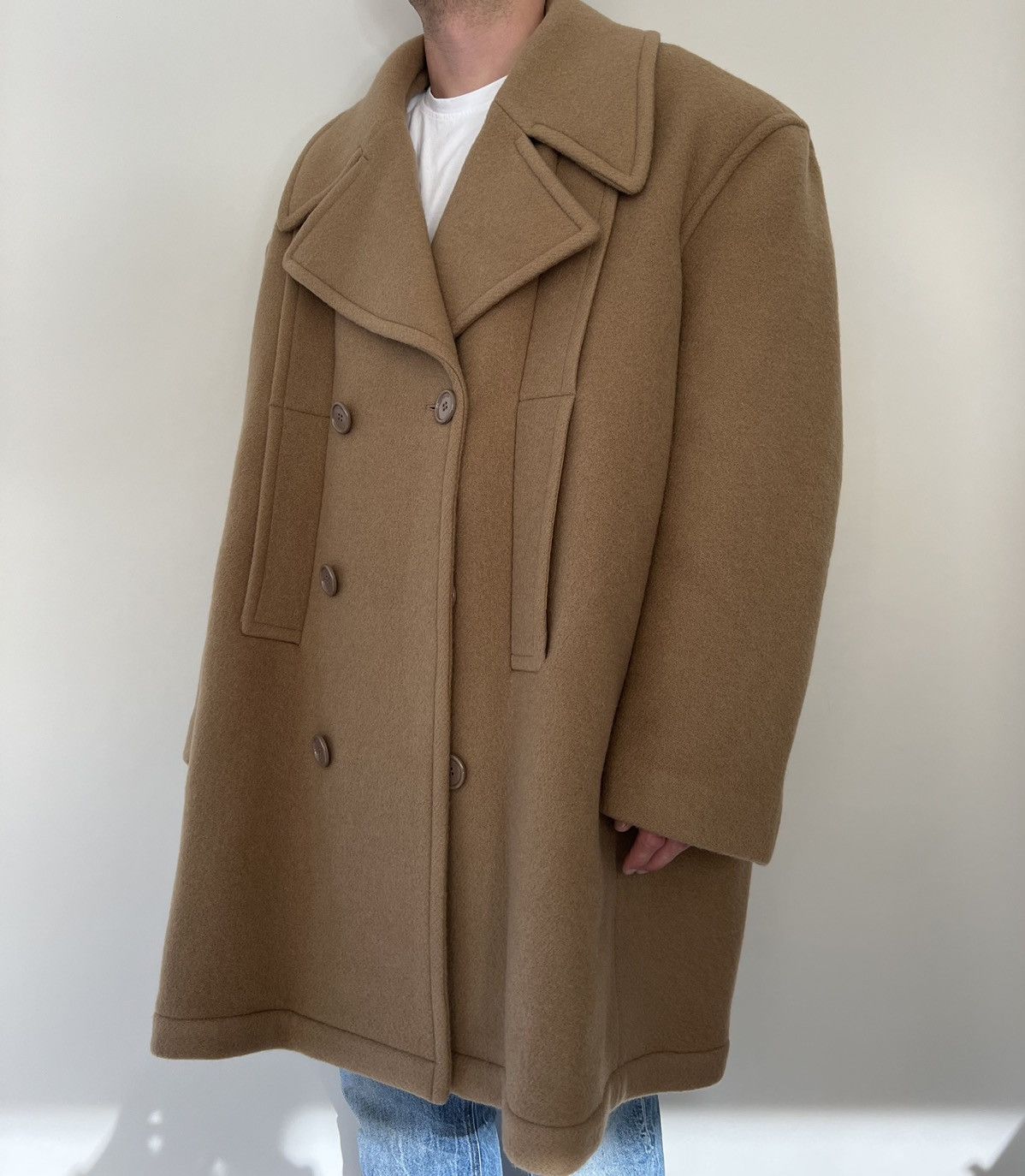 Raf Simons AW19 Oversized Caban Coat Size US S / EU 44-46 / 1 - 13 Thumbnail