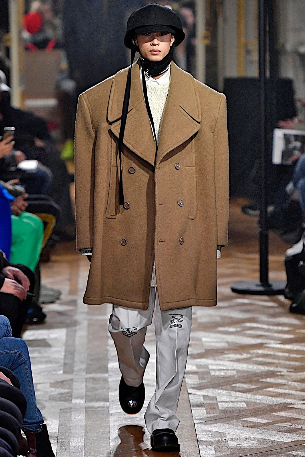 image of Raf Simons Aw19 Oversized Caban Coat in Camel, Men's (Size Small)