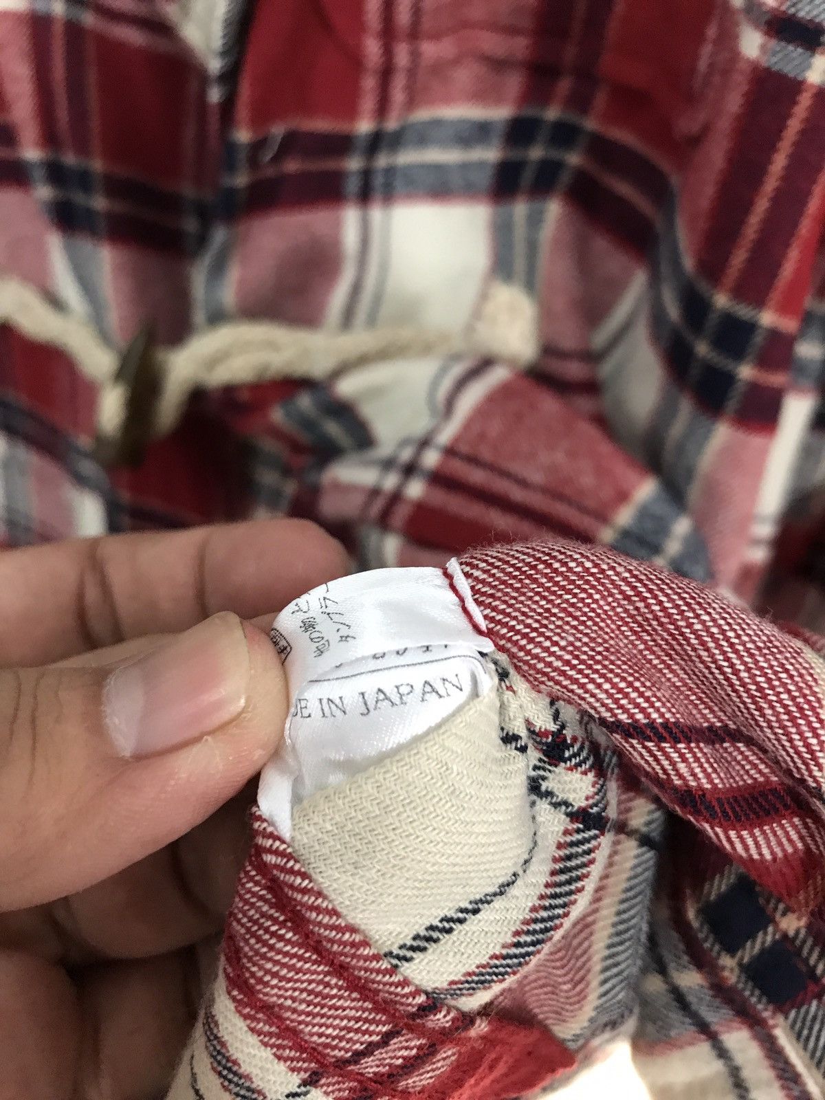 Japanese Brand GDC Wrap Kimono Cardigan Cotton Checked Tartan Plaid Jacket Size US M / EU 48-50 / 2 - 5 Thumbnail