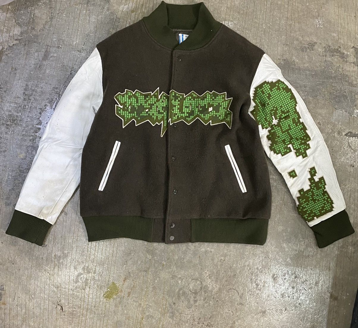 Devilock 2000s Devilock Iconic Logo Leather sleeve varsity jacket Size US M / EU 48-50 / 2 - 2 Thumbnail