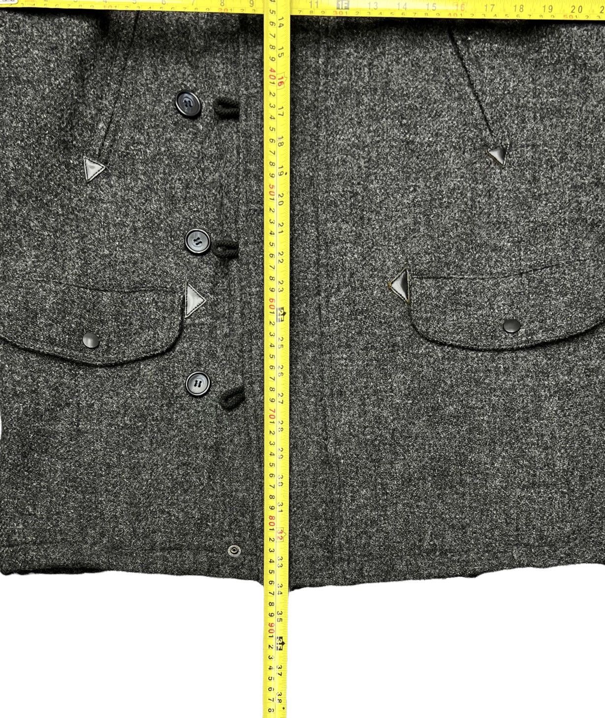 Beams Plus × Harris Tweed VINTAGE BEAMS X HARRIS TWEED JACKET WOOL FUR HOODIE COAT Size US M / EU 48-50 / 2 - 25 Thumbnail