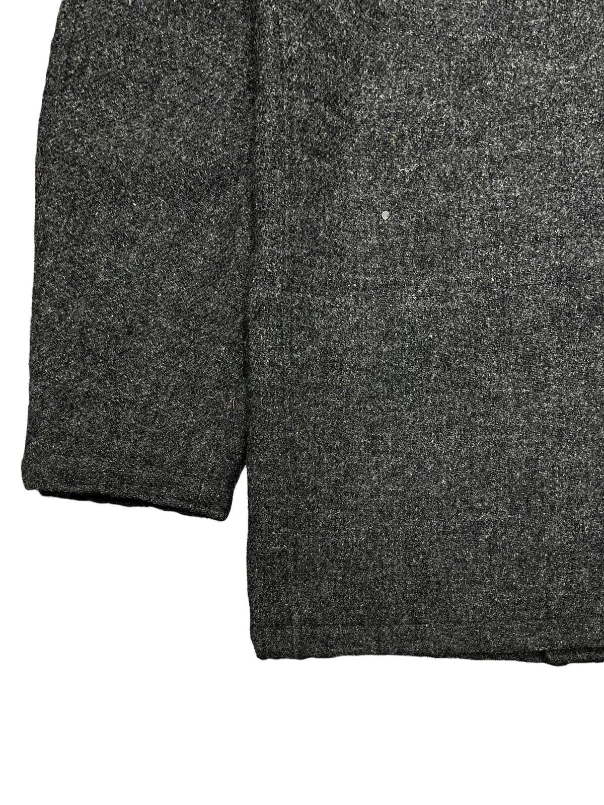 Beams Plus × Harris Tweed VINTAGE BEAMS X HARRIS TWEED JACKET WOOL FUR HOODIE COAT Size US M / EU 48-50 / 2 - 15 Thumbnail