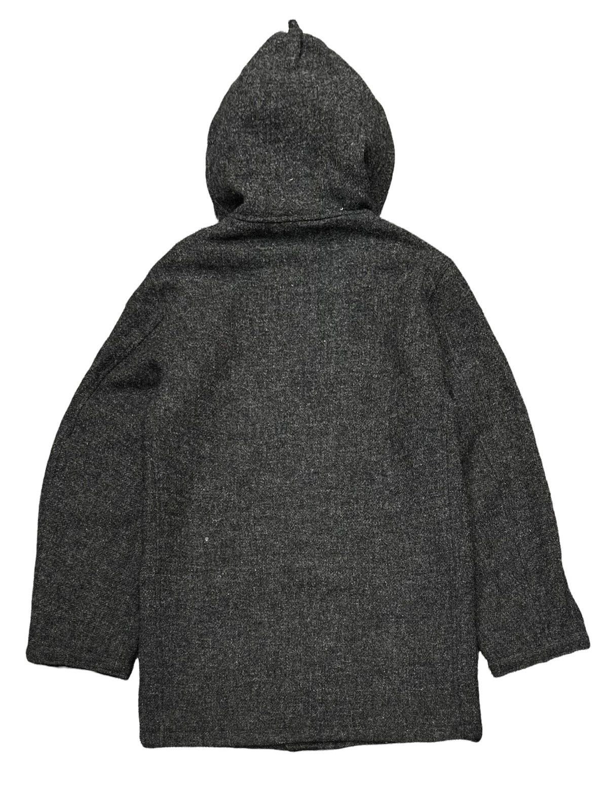 Beams Plus × Harris Tweed VINTAGE BEAMS X HARRIS TWEED JACKET WOOL FUR HOODIE COAT Size US M / EU 48-50 / 2 - 2 Thumbnail