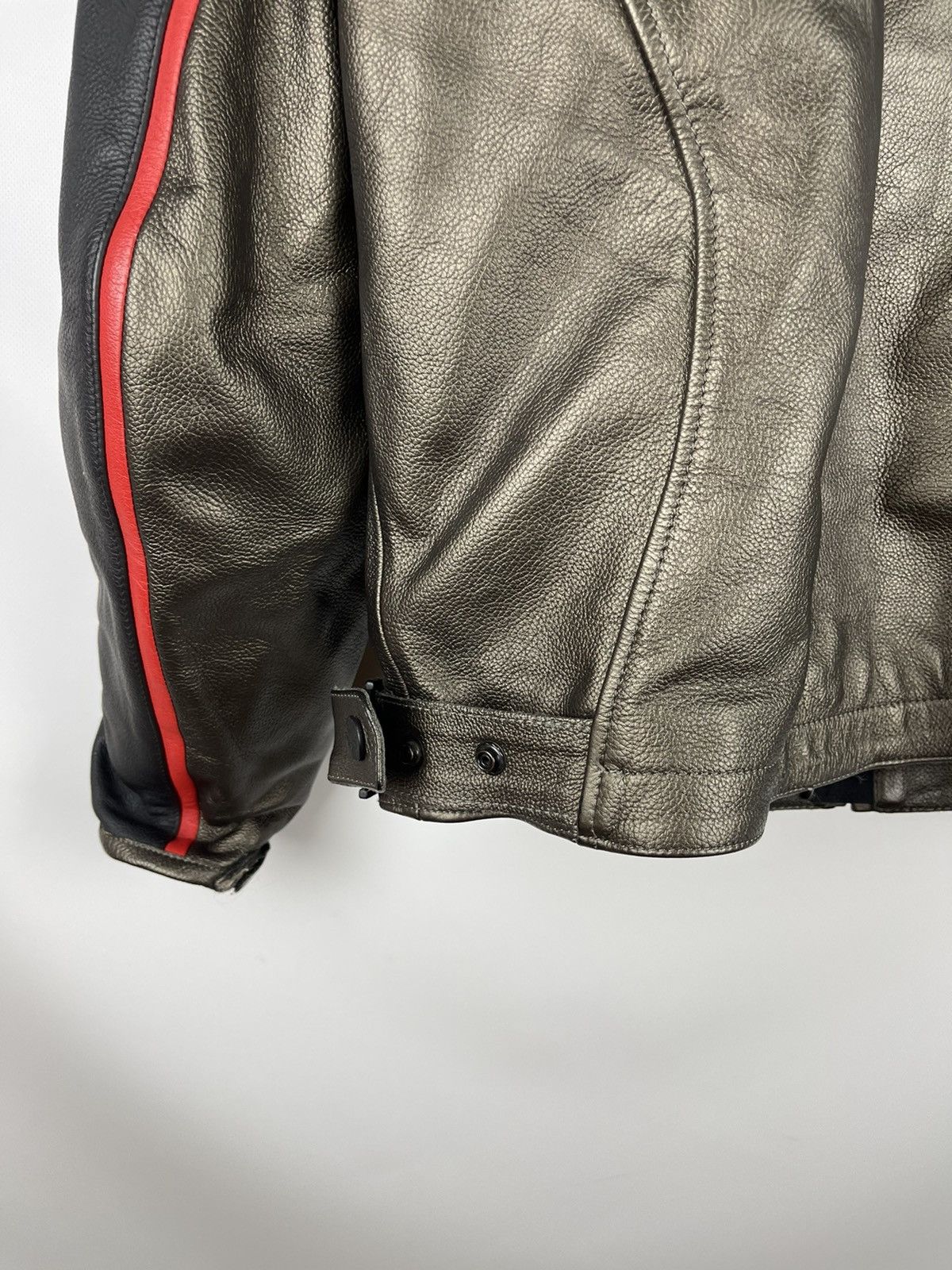 Dainese Dainese logo real leather biker motorcycle jacket gold Size US M / EU 48-50 / 2 - 15 Thumbnail
