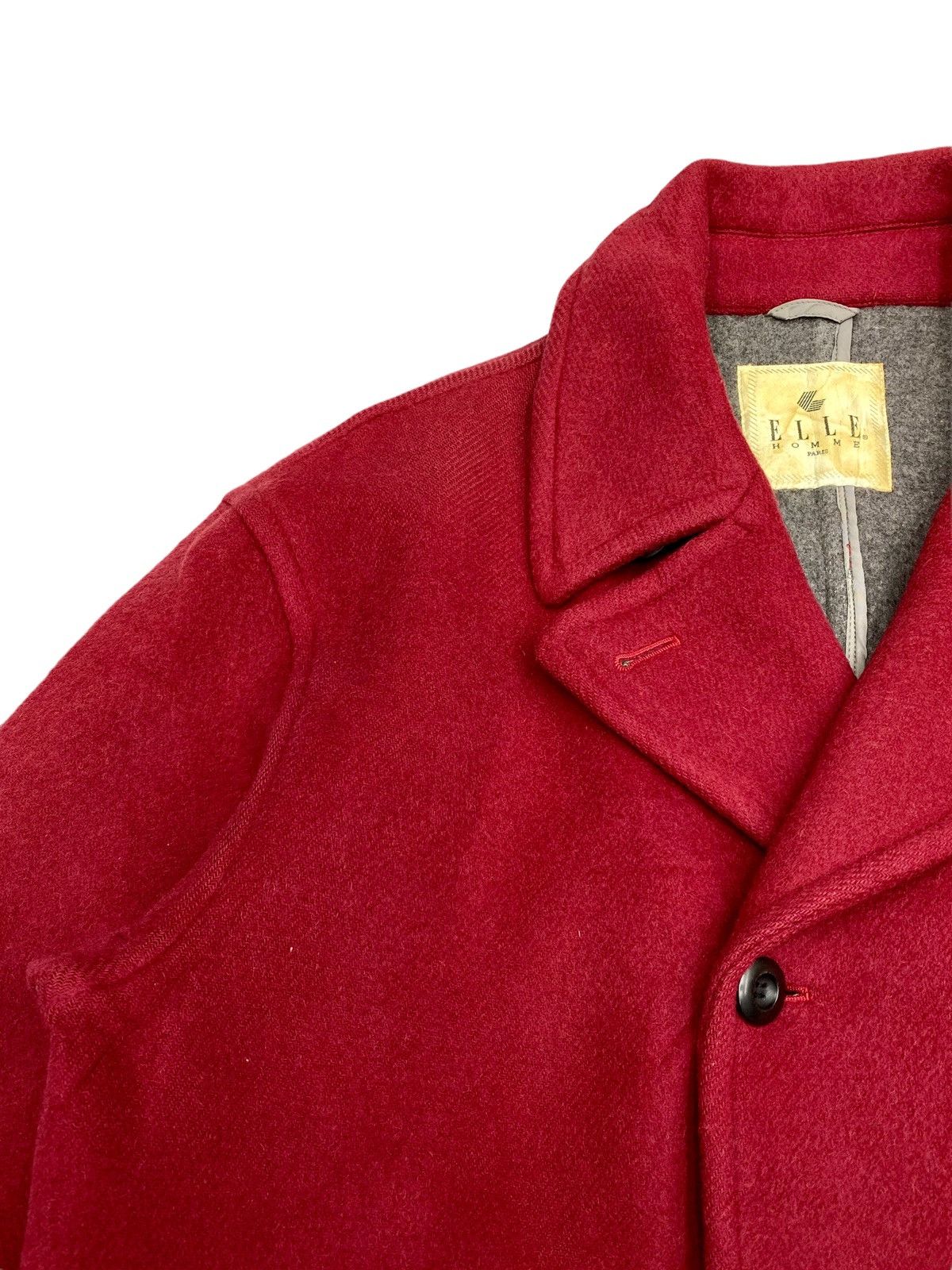 Other ELLE HOMME PARIS VELVET WOOL COAT Size US M / EU 48-50 / 2 - 6 Thumbnail