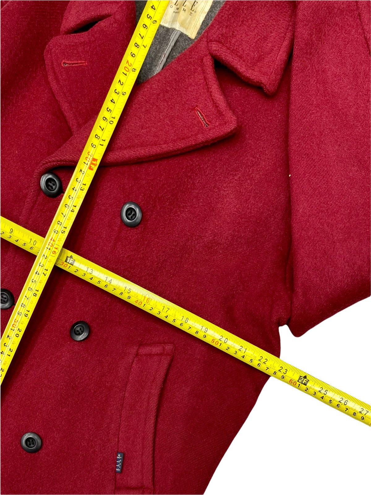 Other ELLE HOMME PARIS VELVET WOOL COAT Size US M / EU 48-50 / 2 - 24 Thumbnail
