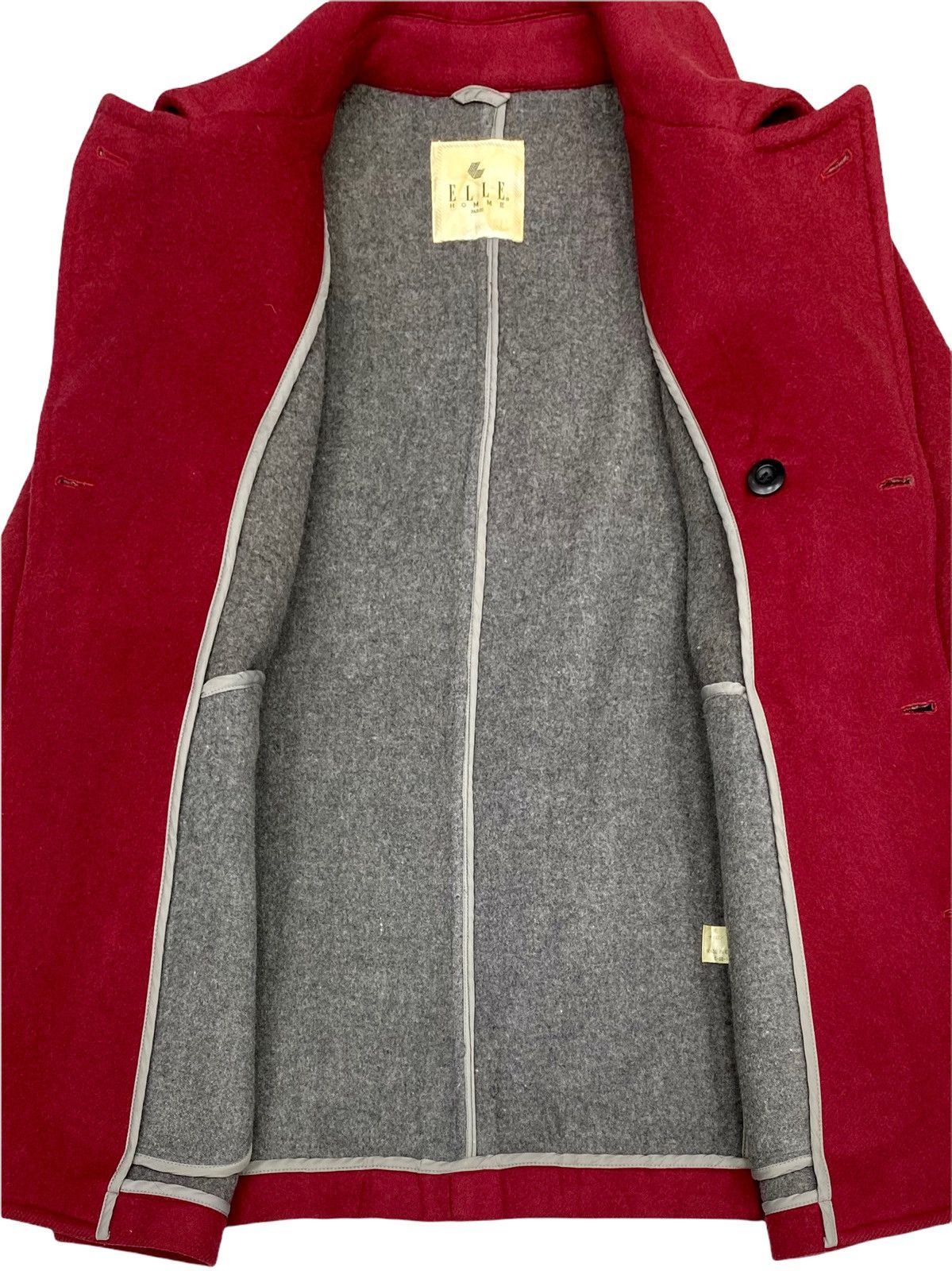 Other ELLE HOMME PARIS VELVET WOOL COAT Size US M / EU 48-50 / 2 - 14 Thumbnail