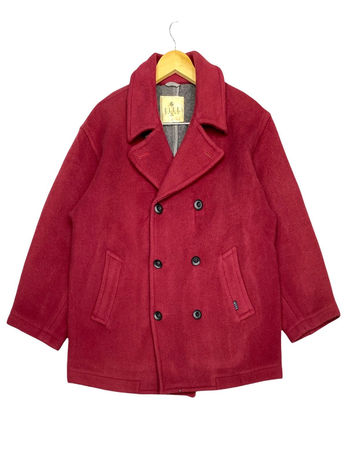 Other ELLE HOMME PARIS VELVET WOOL COAT Size US M / EU 48-50 / 2 - 1 Thumbnail