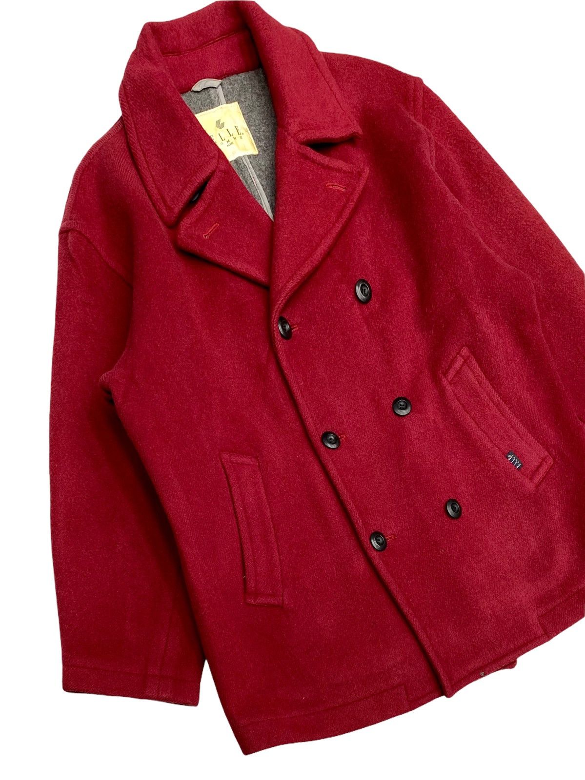 Other ELLE HOMME PARIS VELVET WOOL COAT Size US M / EU 48-50 / 2 - 8 Thumbnail