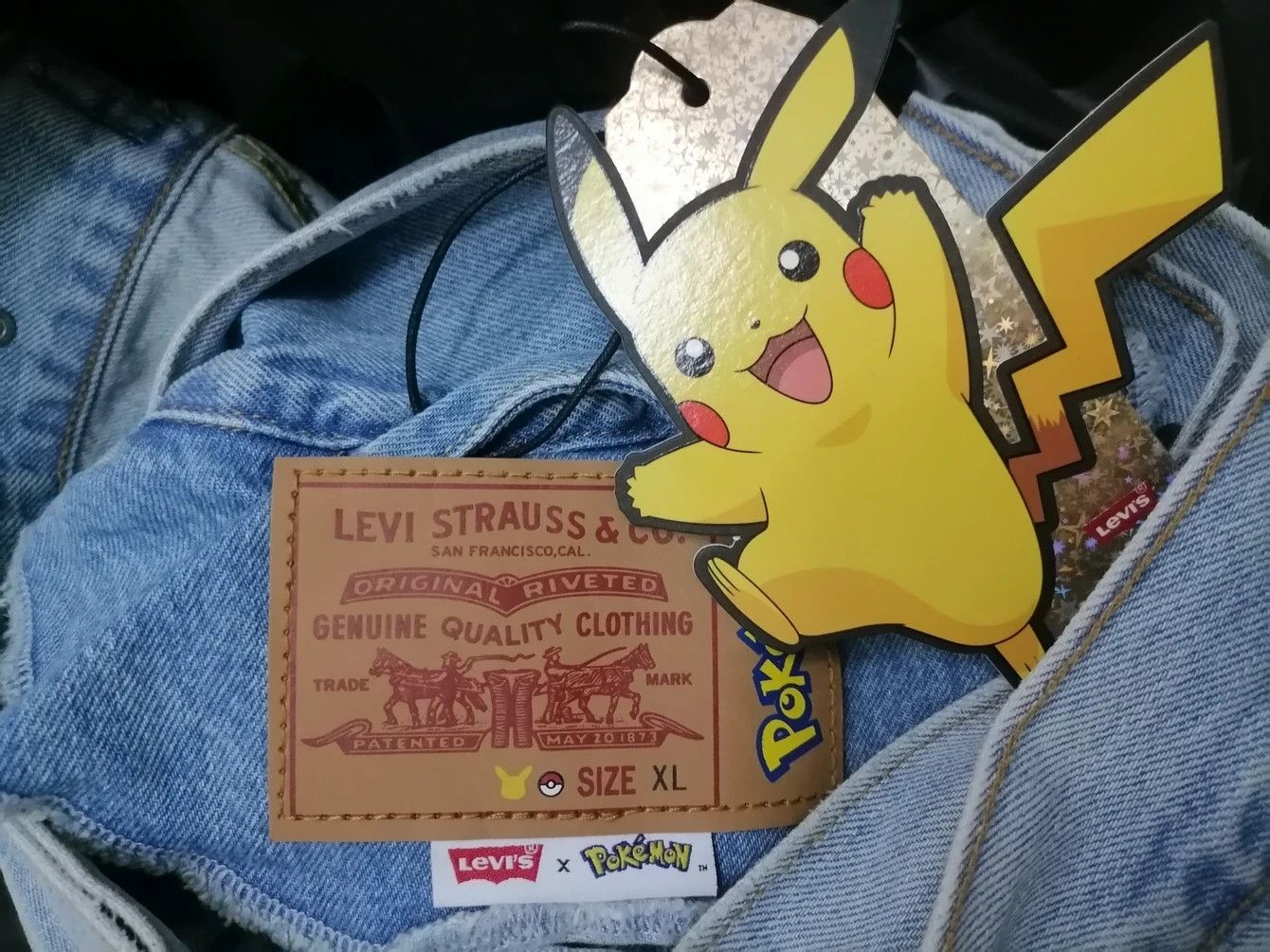 Limited Edition Levis X Pokemon 25th Anniversary Jacket
