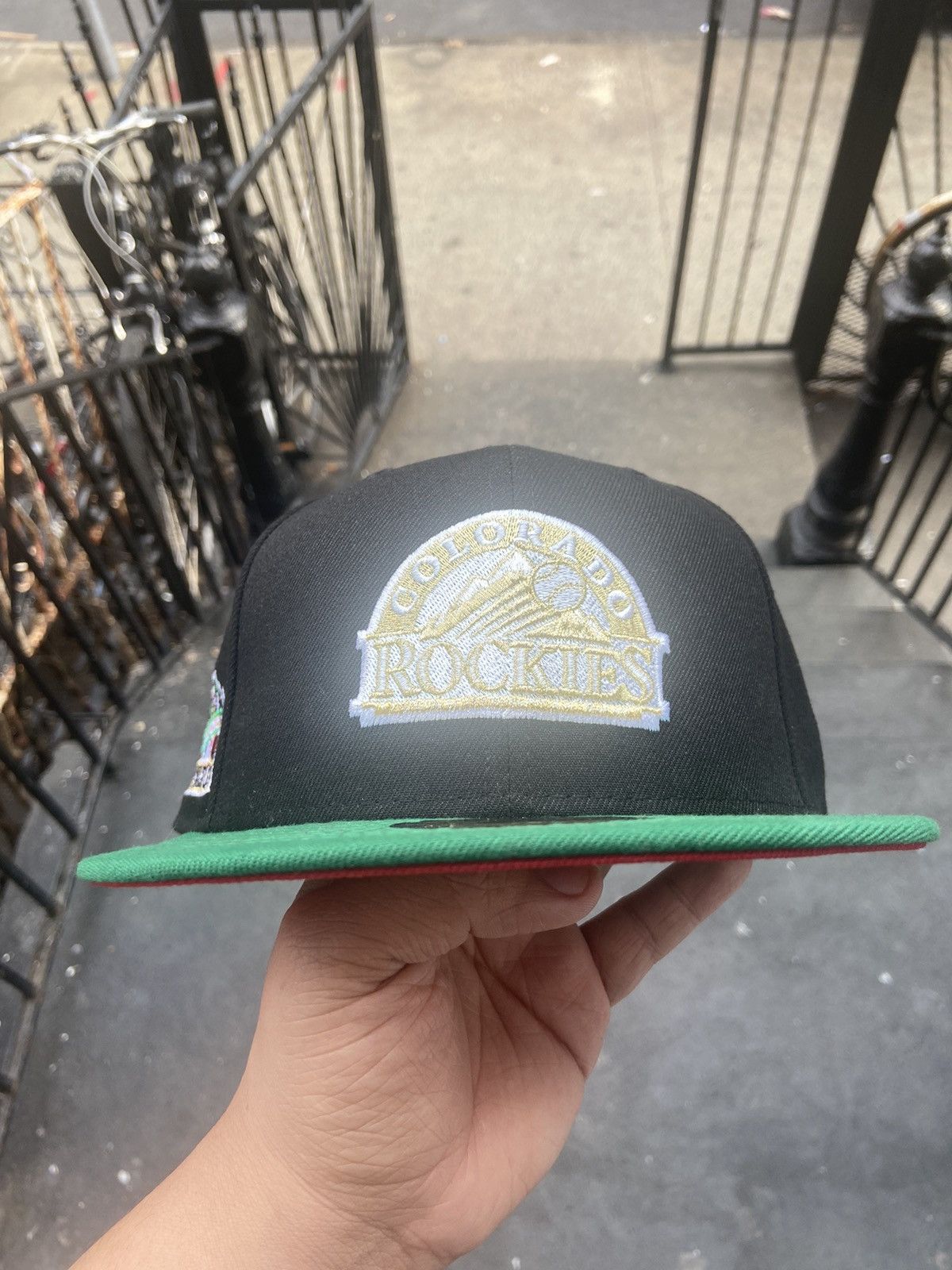 Hat Club × MLB × New Era 7 1/2 Colorado Rockies “Casino” UV Red 1998 ASG Size ONE SIZE - 4 Thumbnail