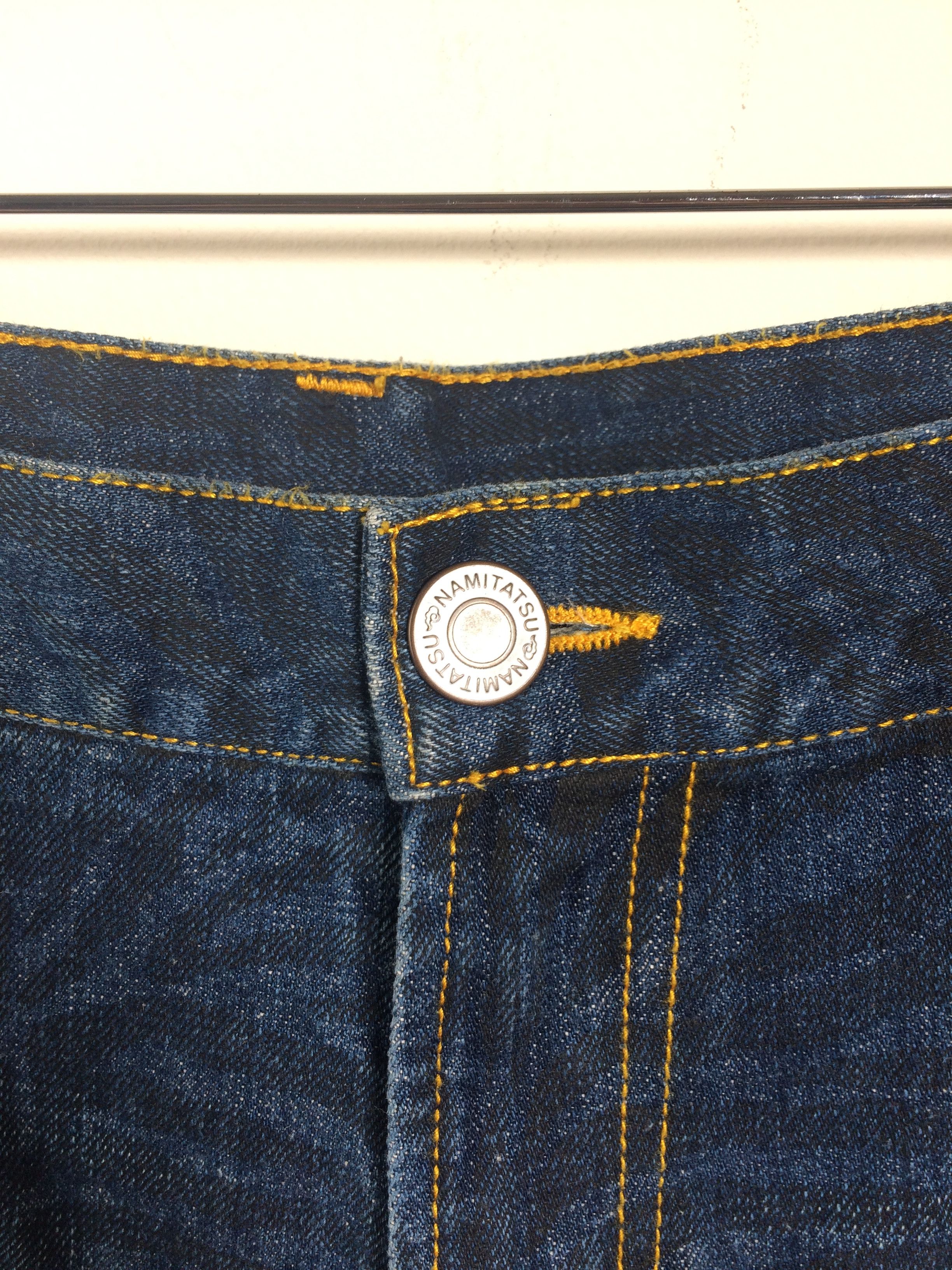 Karakuri Tamashii Karakuri Style Naminorita Tsujin Embroidered Tattoo Jeans Size US 34 / EU 50 - 4 Thumbnail