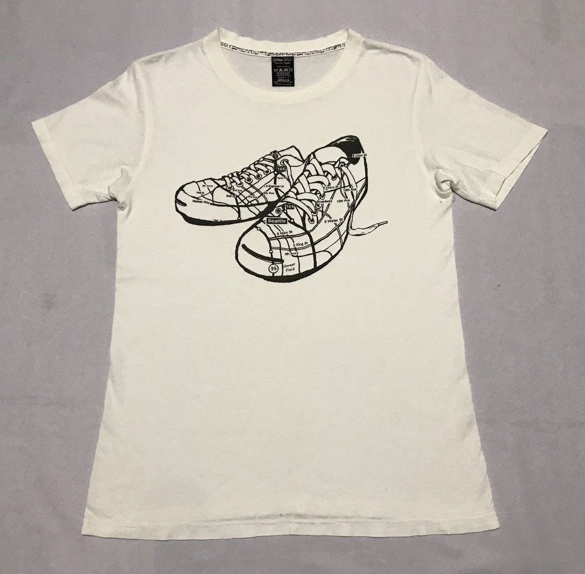 image of Number N Ine x Takahiromiyashita The Soloist Number (N)Ine Tee - Size 1 in White, Men's