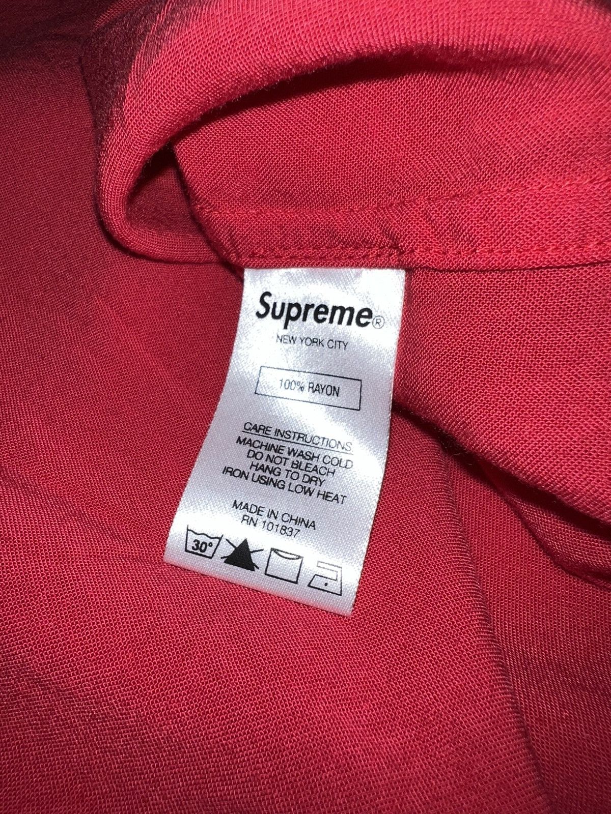 Supreme Supreme Dragon Embroidered Rayon Shirt Size US M / EU 48-50 / 2 - 4 Thumbnail