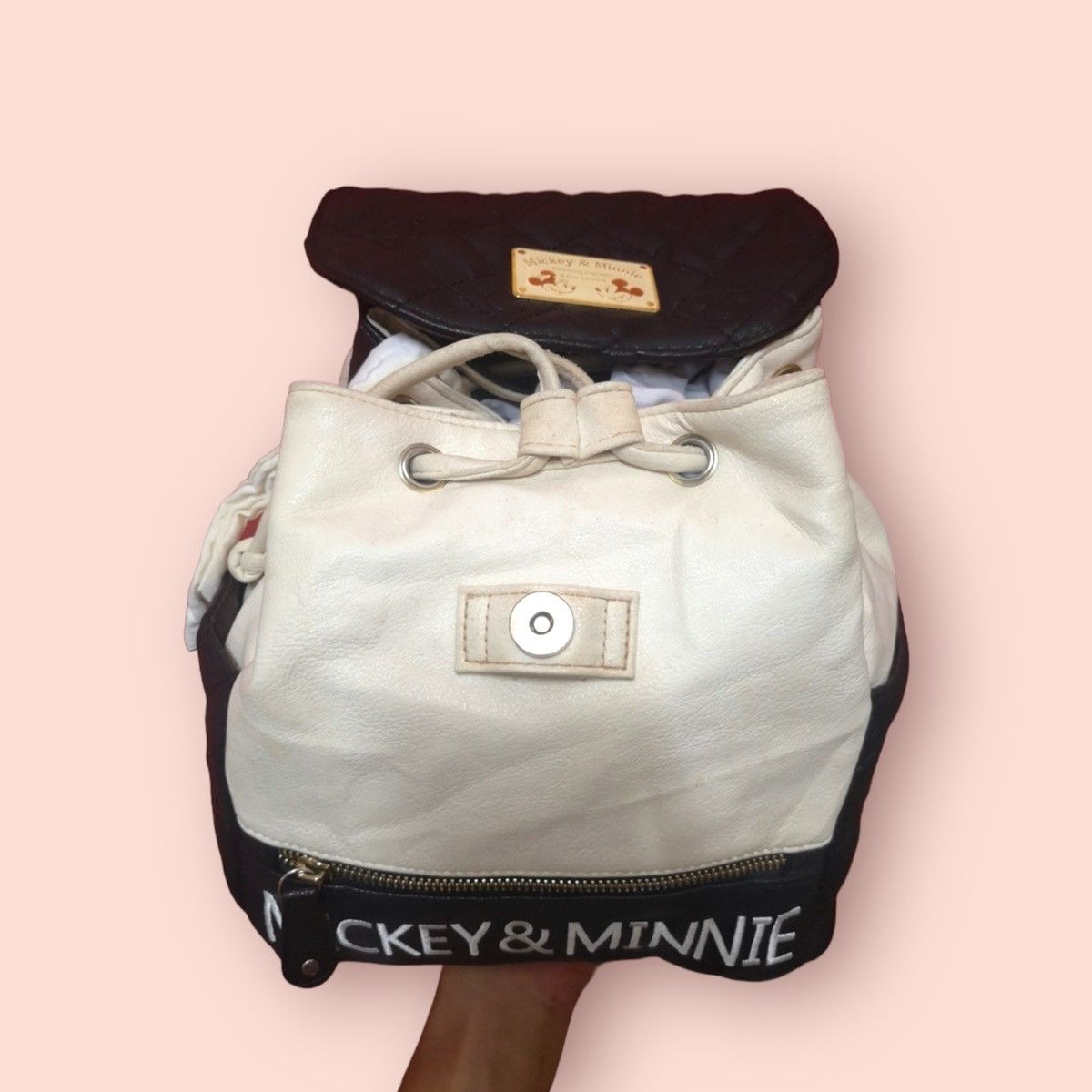 Disney × Japanese Brand × Mickey Mouse VINTAGE MICKEY & MINNIE MINI BACKPACK Size ONE SIZE - 9 Thumbnail