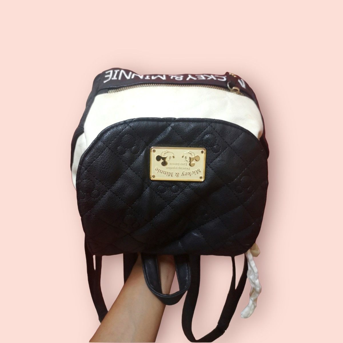 Disney × Japanese Brand × Mickey Mouse VINTAGE MICKEY & MINNIE MINI BACKPACK Size ONE SIZE - 8 Thumbnail