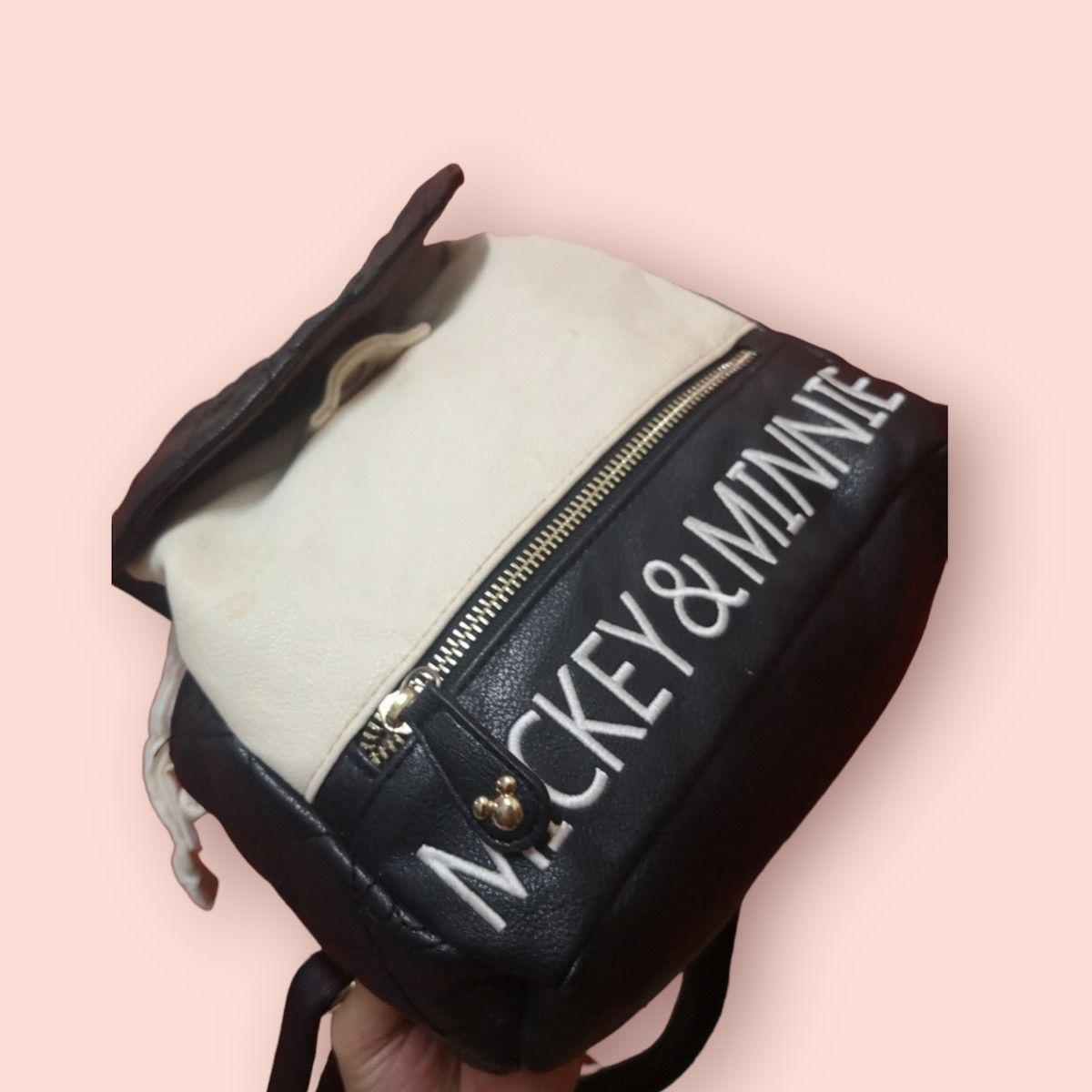 Disney × Japanese Brand × Mickey Mouse VINTAGE MICKEY & MINNIE MINI BACKPACK Size ONE SIZE - 6 Thumbnail