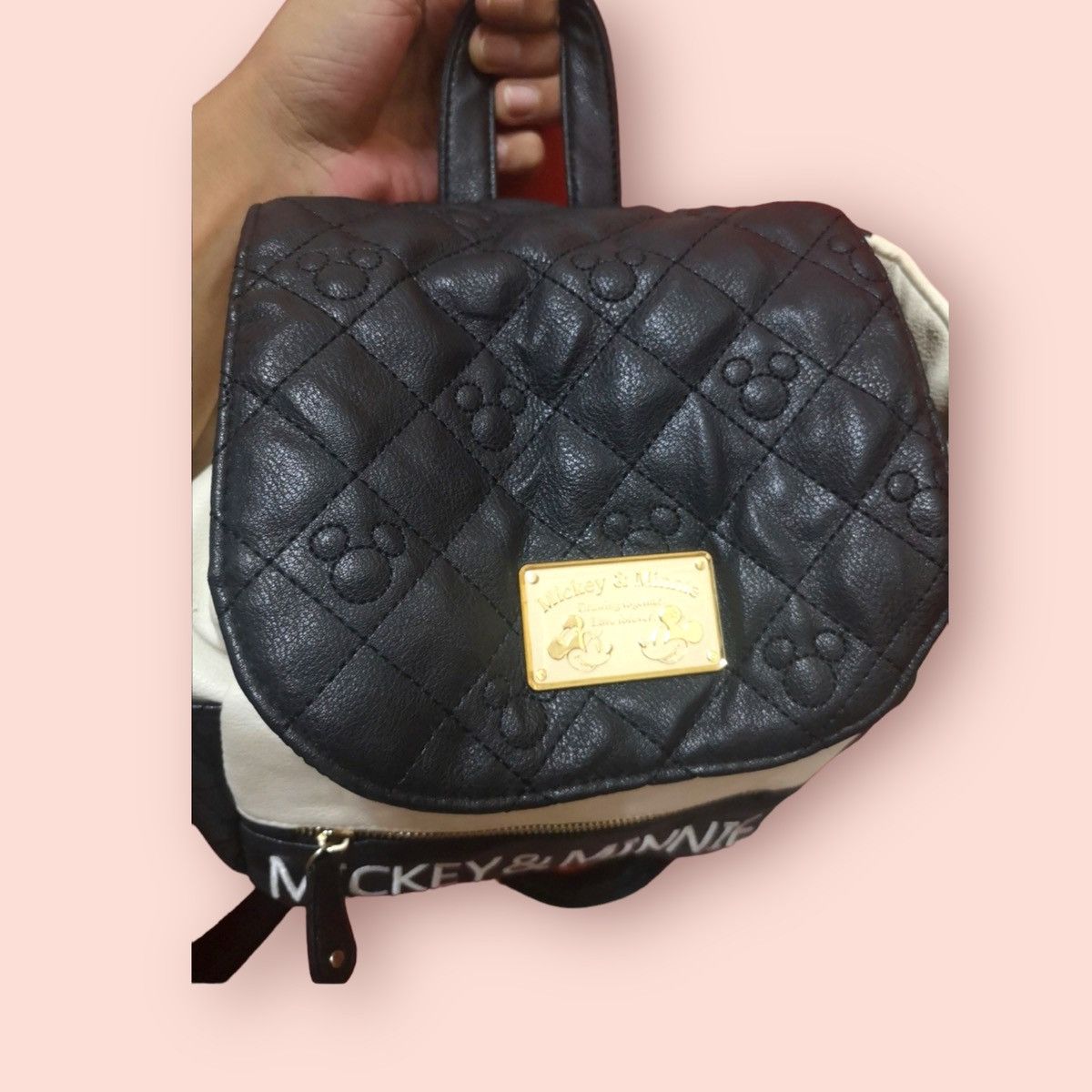 Disney × Japanese Brand × Mickey Mouse VINTAGE MICKEY & MINNIE MINI BACKPACK Size ONE SIZE - 12 Thumbnail