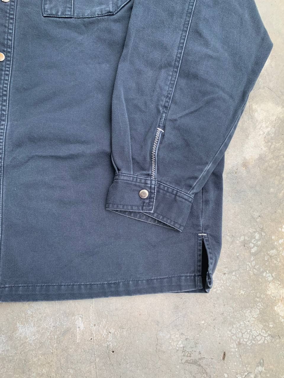 Japanese Brand Vintage Baggy Gin Wash Snap Button Work Shirt Jacket Size US L / EU 52-54 / 3 - 6 Thumbnail