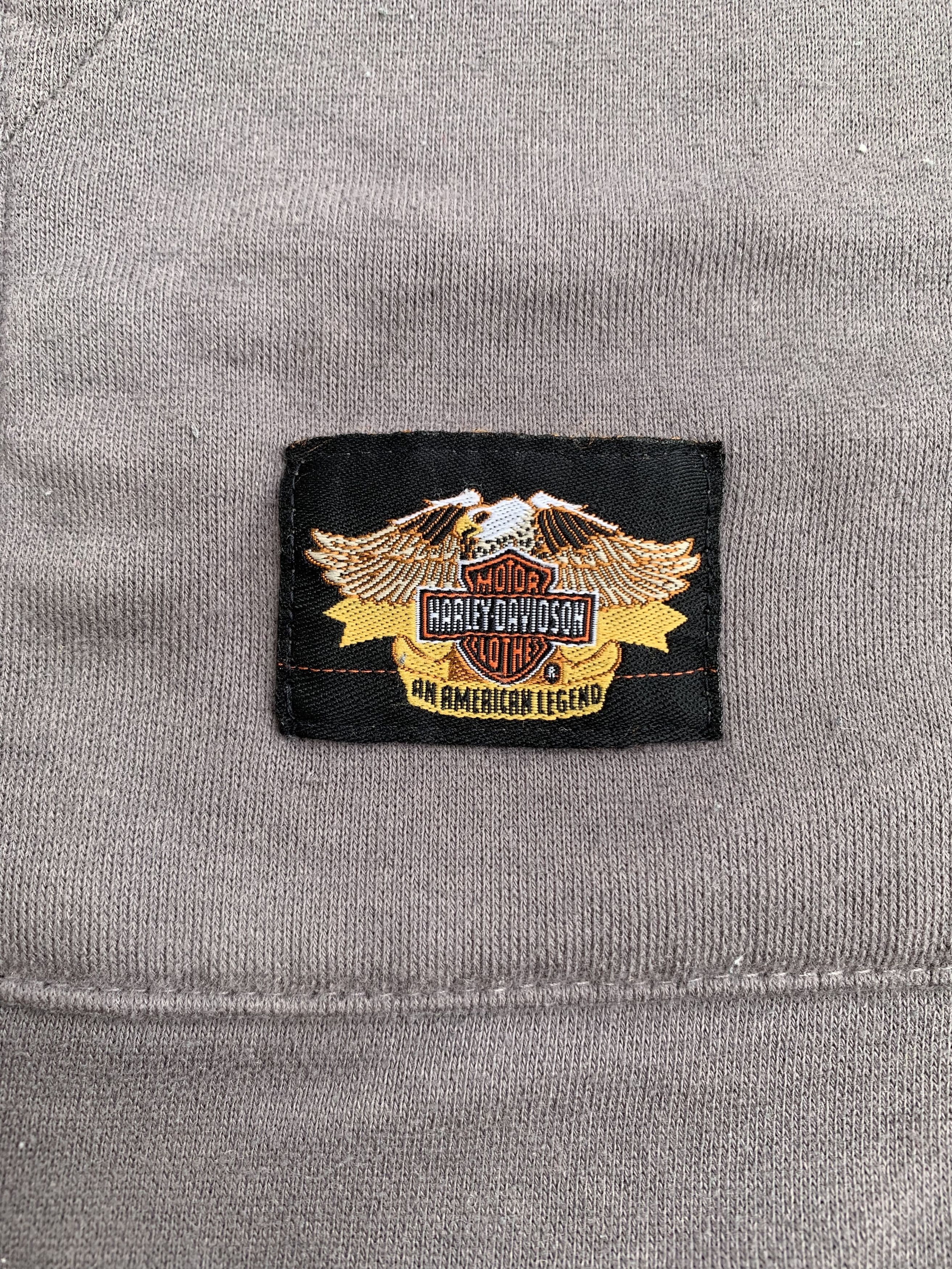Harley Davidson Vintage Harley Davidson Quarter Button Sweatshirt Size US M / EU 48-50 / 2 - 6 Thumbnail