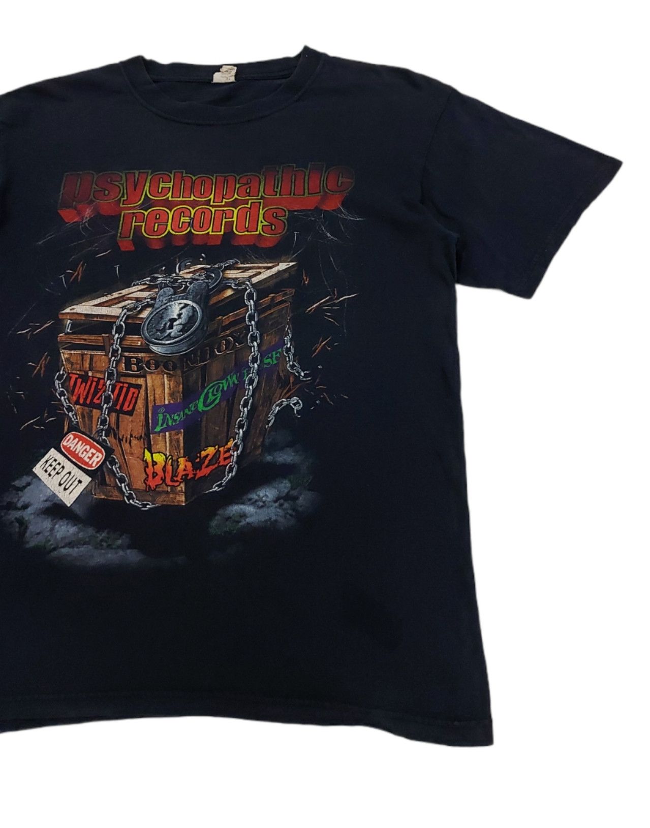 Anvil × Band Tees × Rap Tees RARE!VTG Y2K PSYCHOPATIC RECORDS ICP "UNLOCK THE INSANITY Size US M / EU 48-50 / 2 - 3 Thumbnail