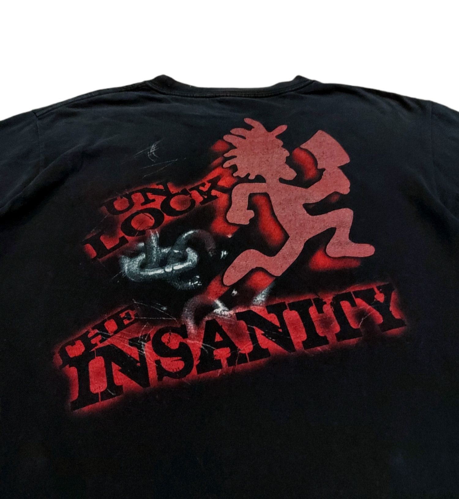 Anvil × Band Tees × Rap Tees RARE!VTG Y2K PSYCHOPATIC RECORDS ICP "UNLOCK THE INSANITY Size US M / EU 48-50 / 2 - 7 Thumbnail