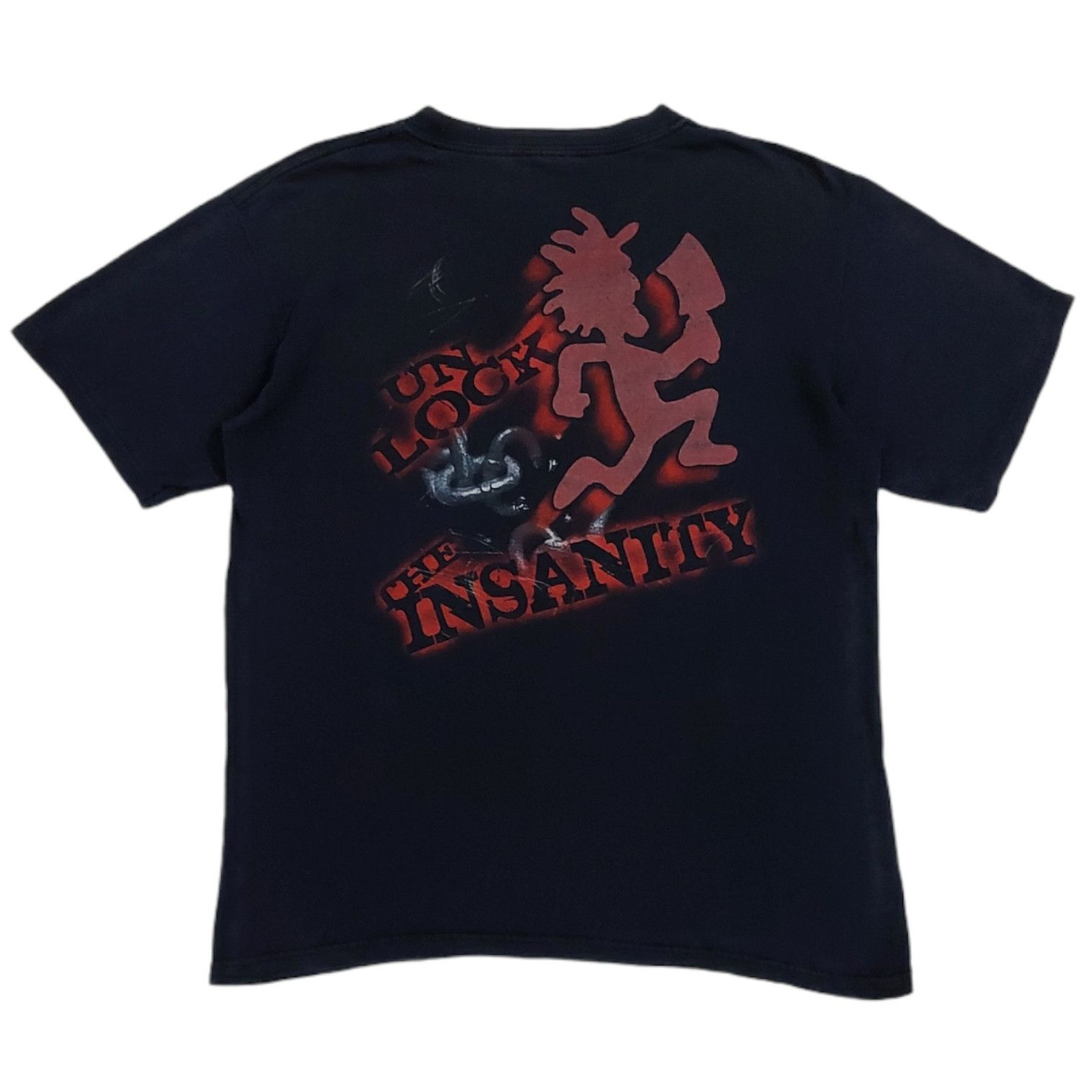 Anvil × Band Tees × Rap Tees RARE!VTG Y2K PSYCHOPATIC RECORDS ICP "UNLOCK THE INSANITY Size US M / EU 48-50 / 2 - 2 Thumbnail