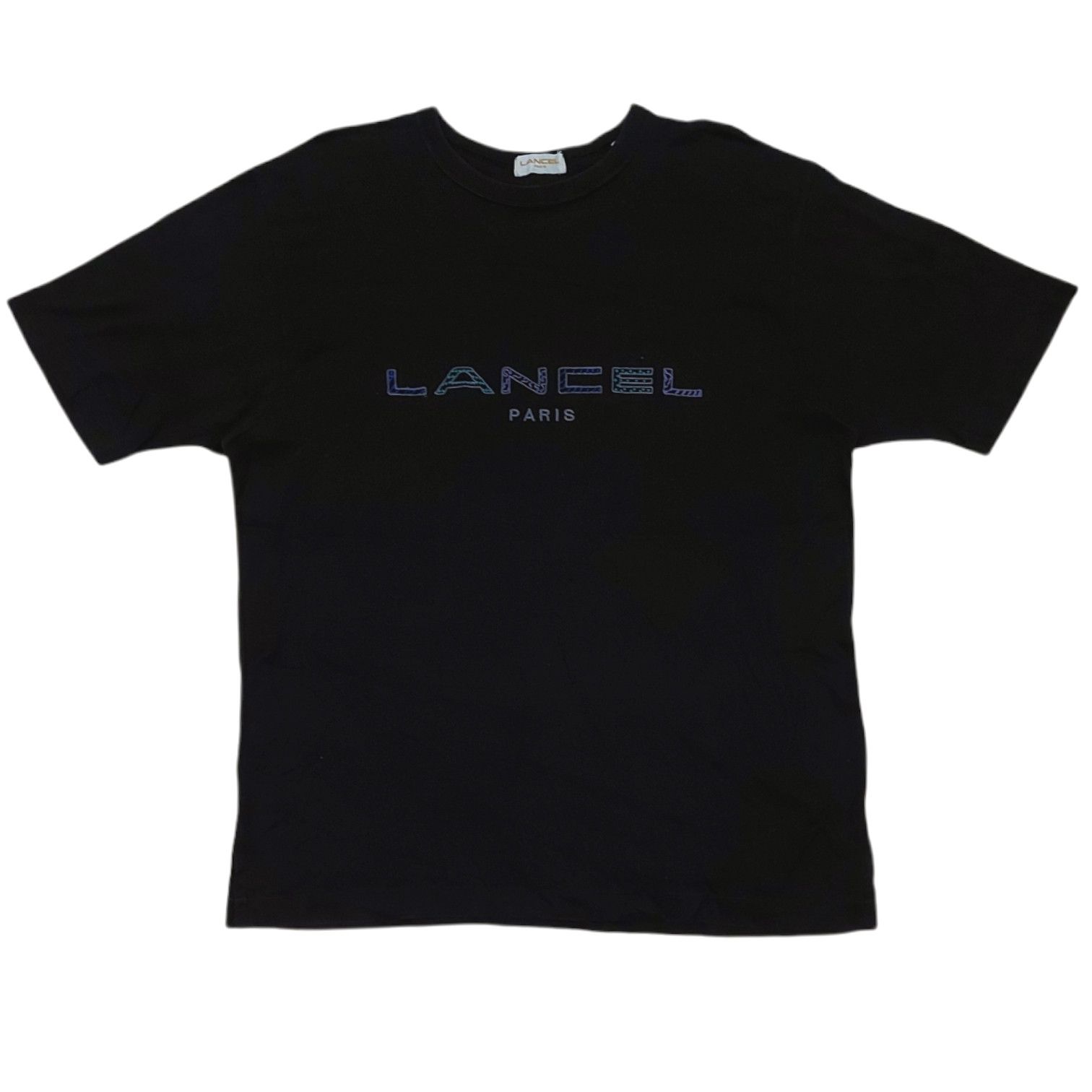 Designer × Lancel RARE! VTG LANCEL PARIS DESIGNER EMBROIDERED SPELL OUT Size US XL / EU 56 / 4 - 1 Thumbnail