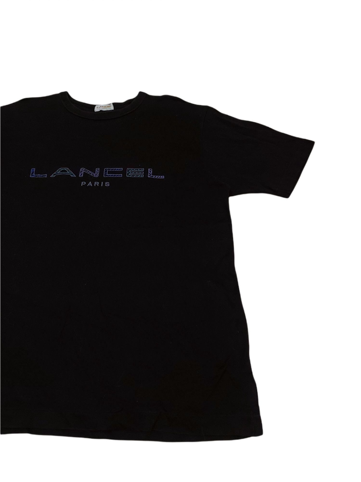 Designer × Lancel RARE! VTG LANCEL PARIS DESIGNER EMBROIDERED SPELL OUT Size US XL / EU 56 / 4 - 2 Thumbnail