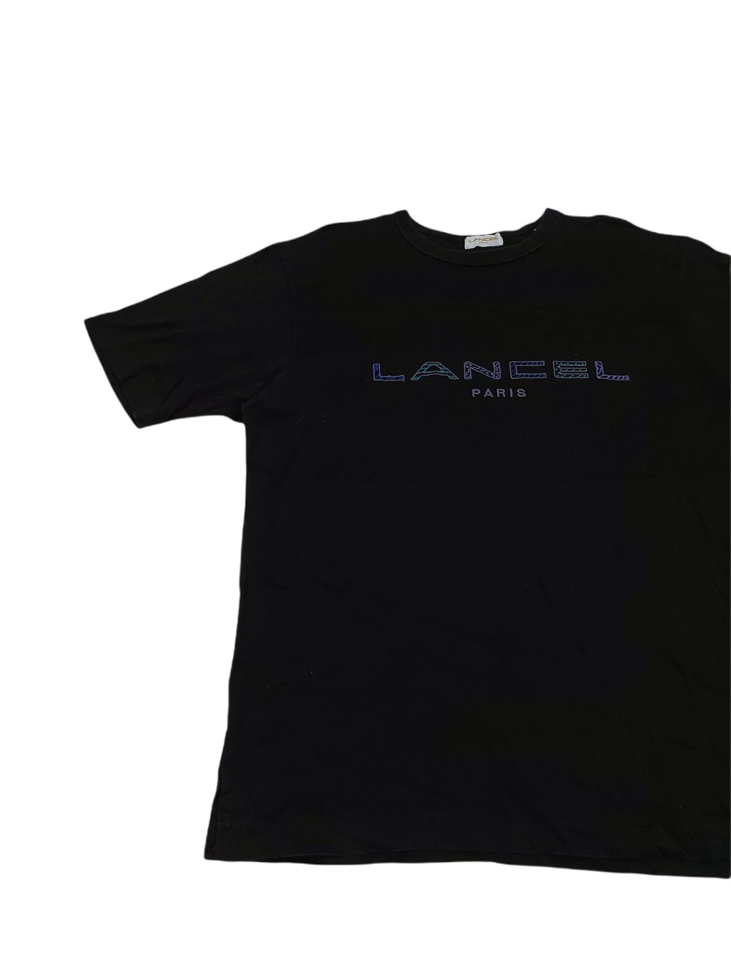 Designer × Lancel RARE! VTG LANCEL PARIS DESIGNER EMBROIDERED SPELL OUT Size US XL / EU 56 / 4 - 3 Thumbnail