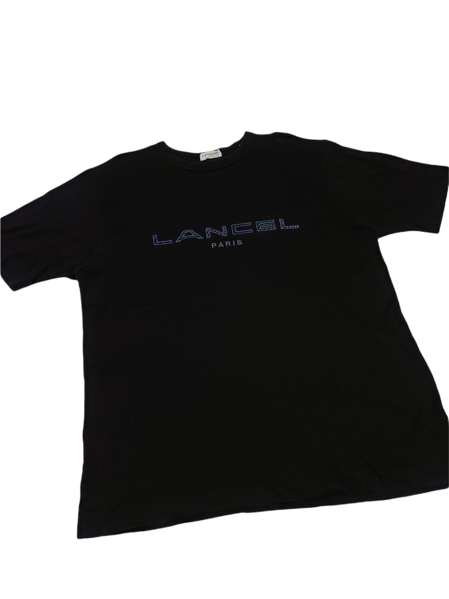 Designer × Lancel RARE! VTG LANCEL PARIS DESIGNER EMBROIDERED SPELL OUT Size US XL / EU 56 / 4 - 4 Thumbnail
