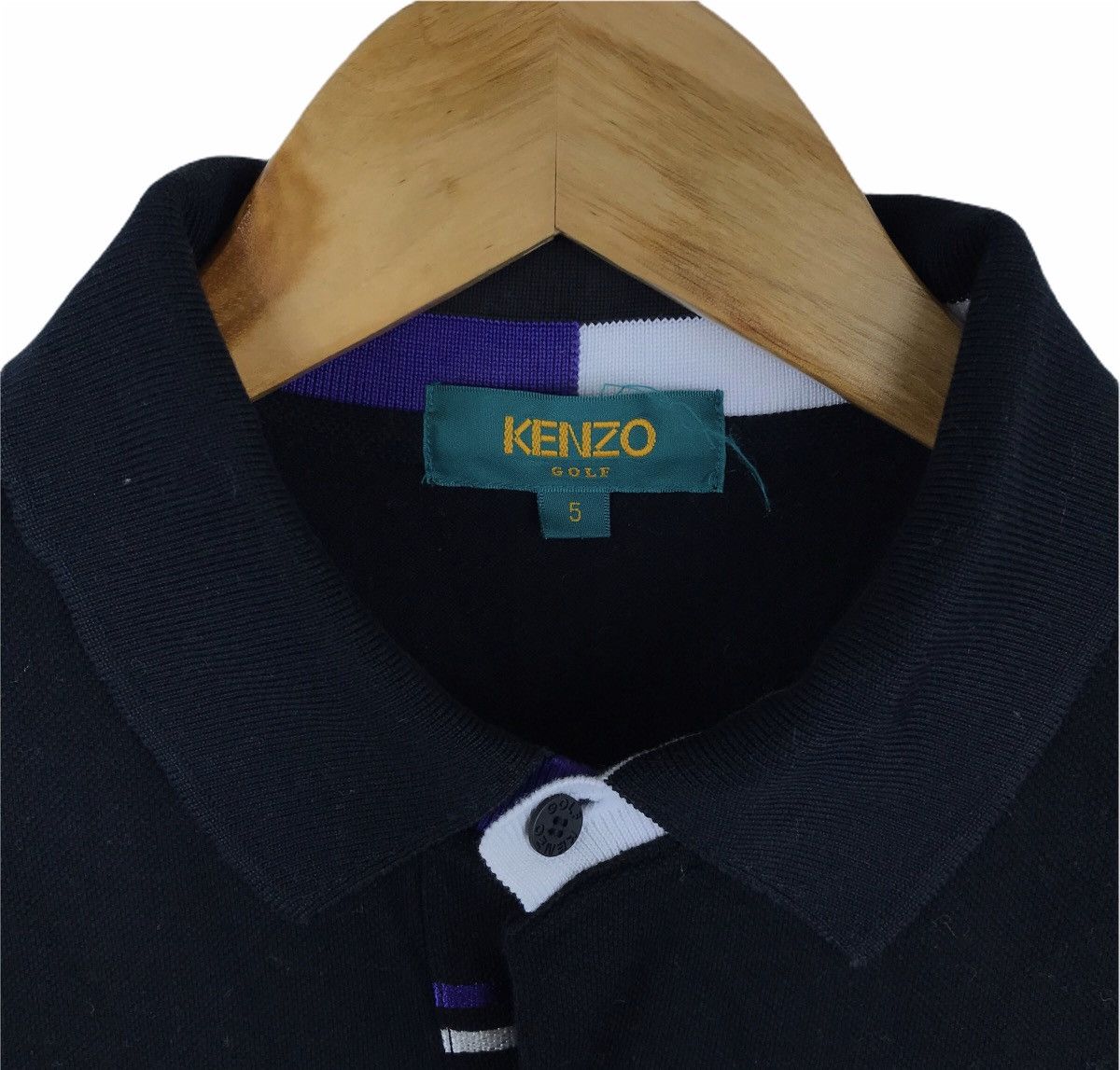 Kenzo Vintage 90s Kenzo Golf Collar Polo T-shirt Size US L / EU 52-54 / 3 - 3 Thumbnail