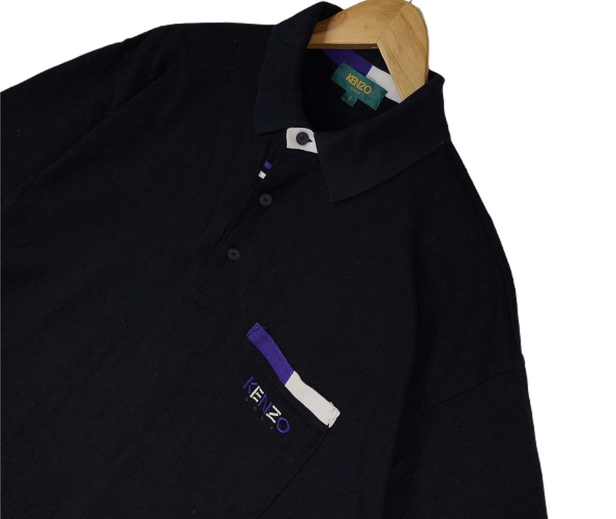 Kenzo Vintage 90s Kenzo Golf Collar Polo T-shirt Size US L / EU 52-54 / 3 - 4 Thumbnail