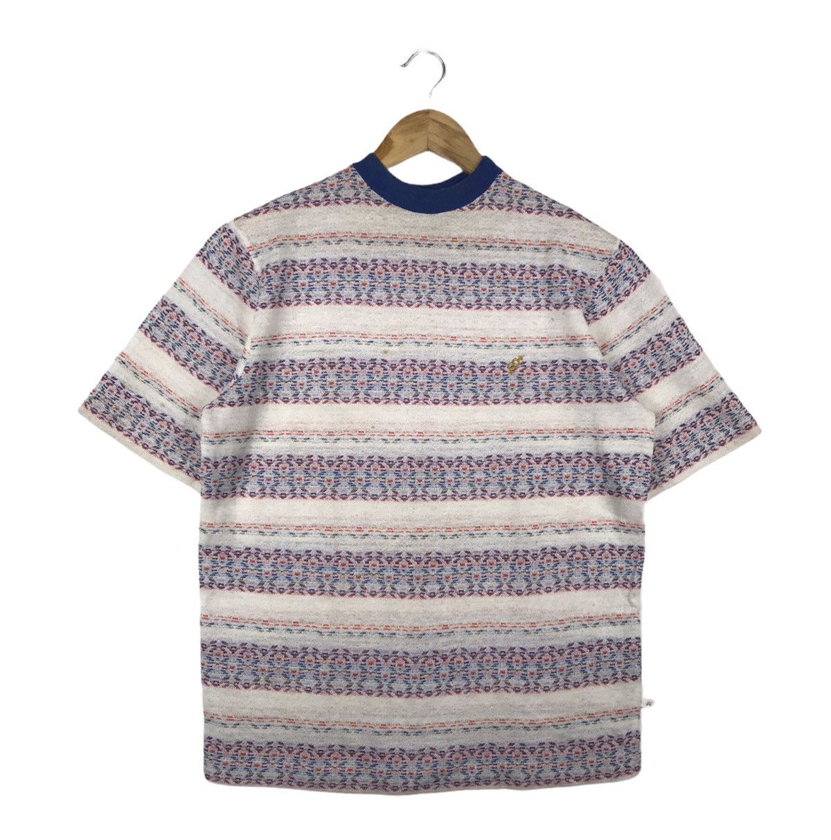 Vintage Vintage 90s Golden Breed Surfing Stripe Tee Shirt Size US M / EU 48-50 / 2 - 1 Thumbnail