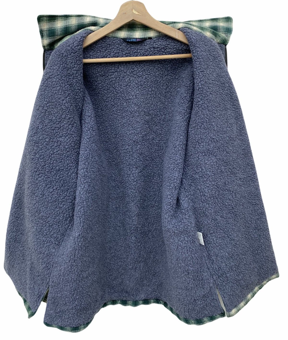 The North Face 🔥THE NORTH FACE GREEN PLAID FLANNEL ZIPPER SHERPA JACKET Size US XL / EU 56 / 4 - 5 Thumbnail