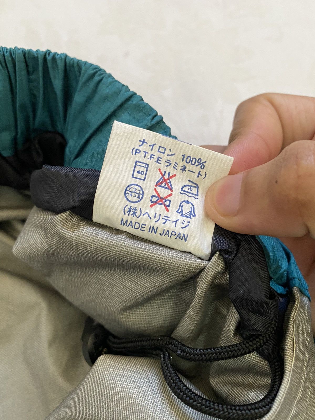 Heritage Research GRAIL🔥Heritage Goretex Nylon Gabardine Track Pants Trousers Size US 30 / EU 46 - 10 Thumbnail