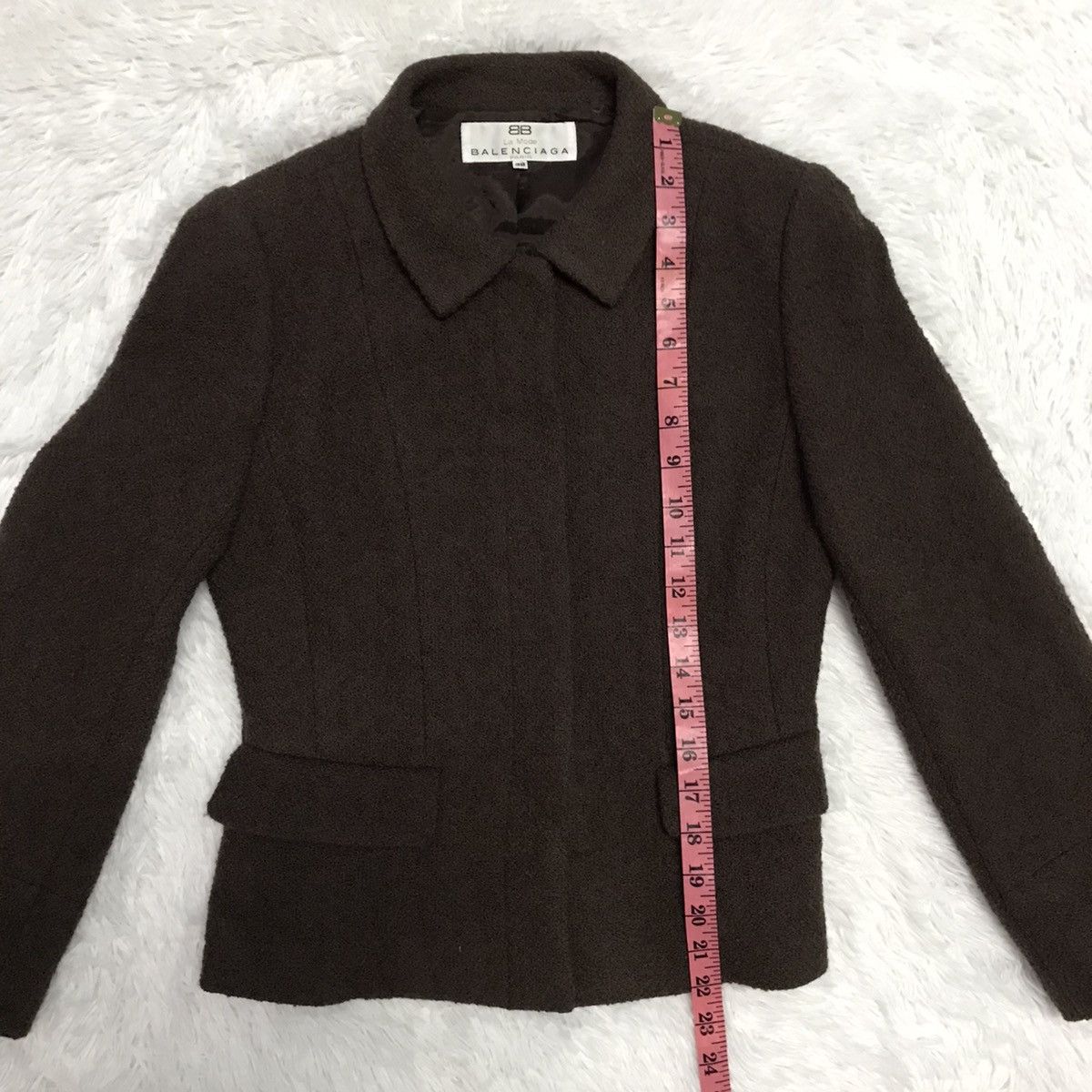 Balenciaga Balenciaga La Mode Paris Wool Women Jacket Made in Japan Size M / US 6-8 / IT 42-44 - 17 Thumbnail